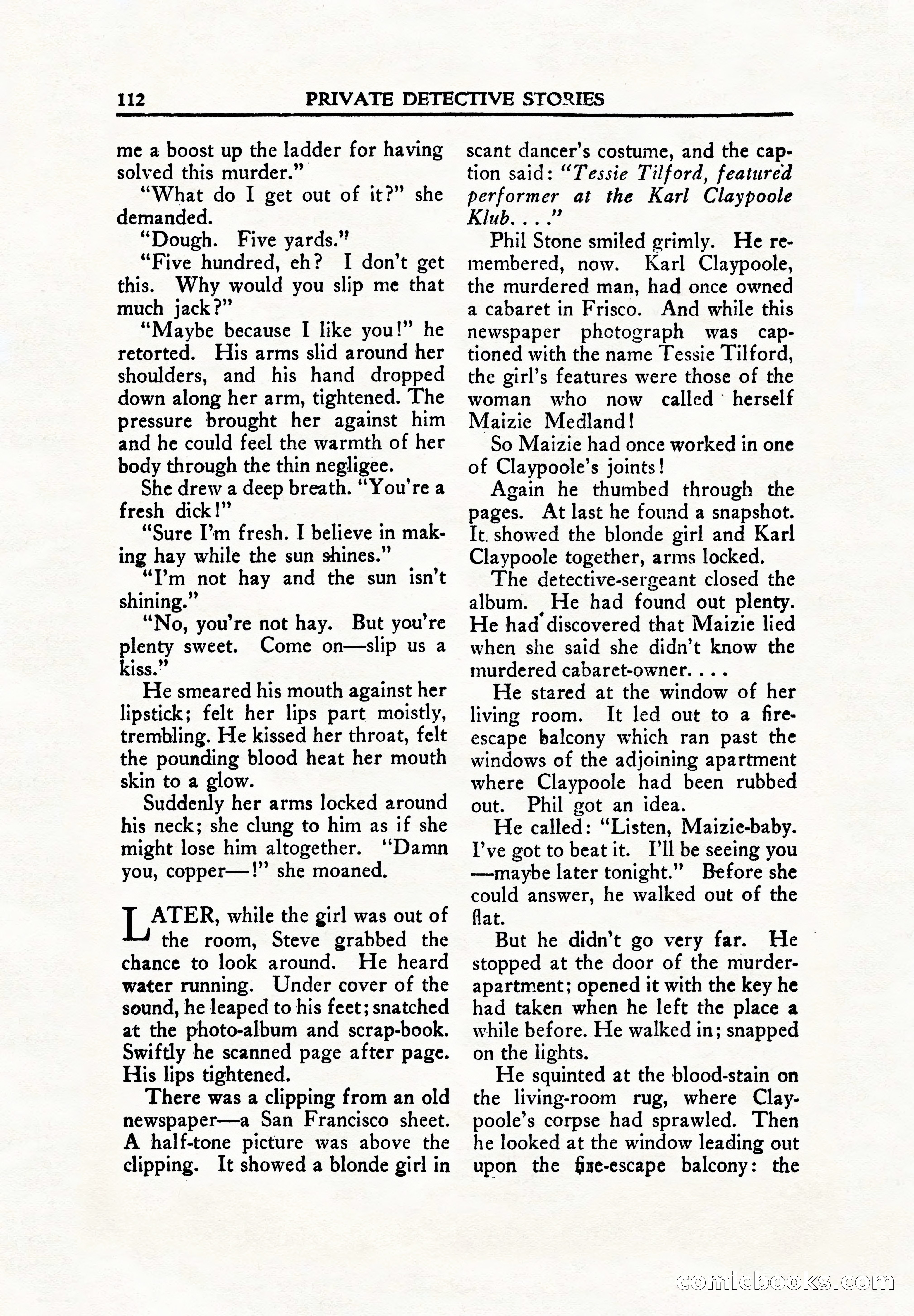 Private Detective, June 1942 — page 114 of 132