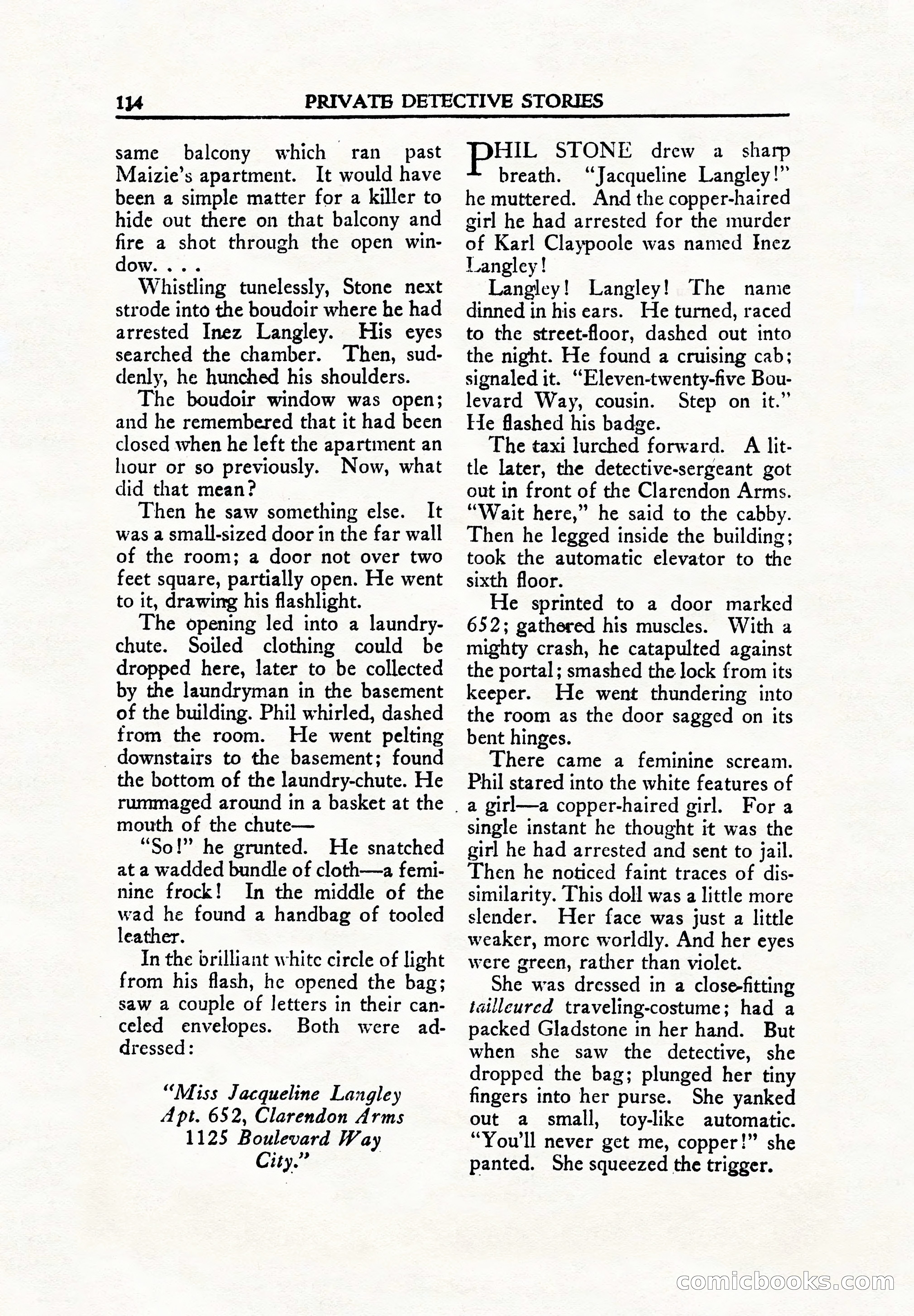 Private Detective, June 1942 — page 116 of 132