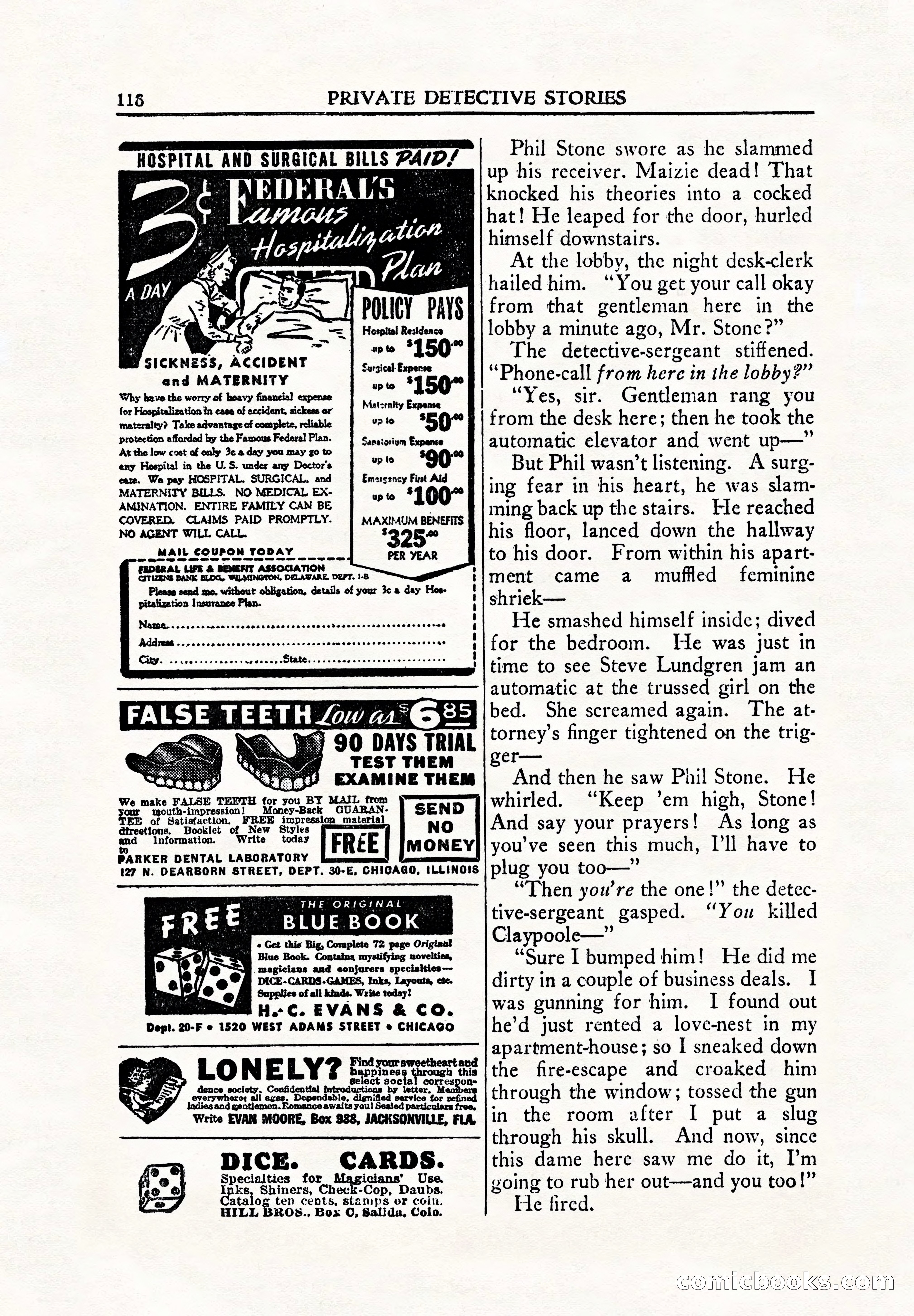 Private Detective, June 1942 — page 120 of 132