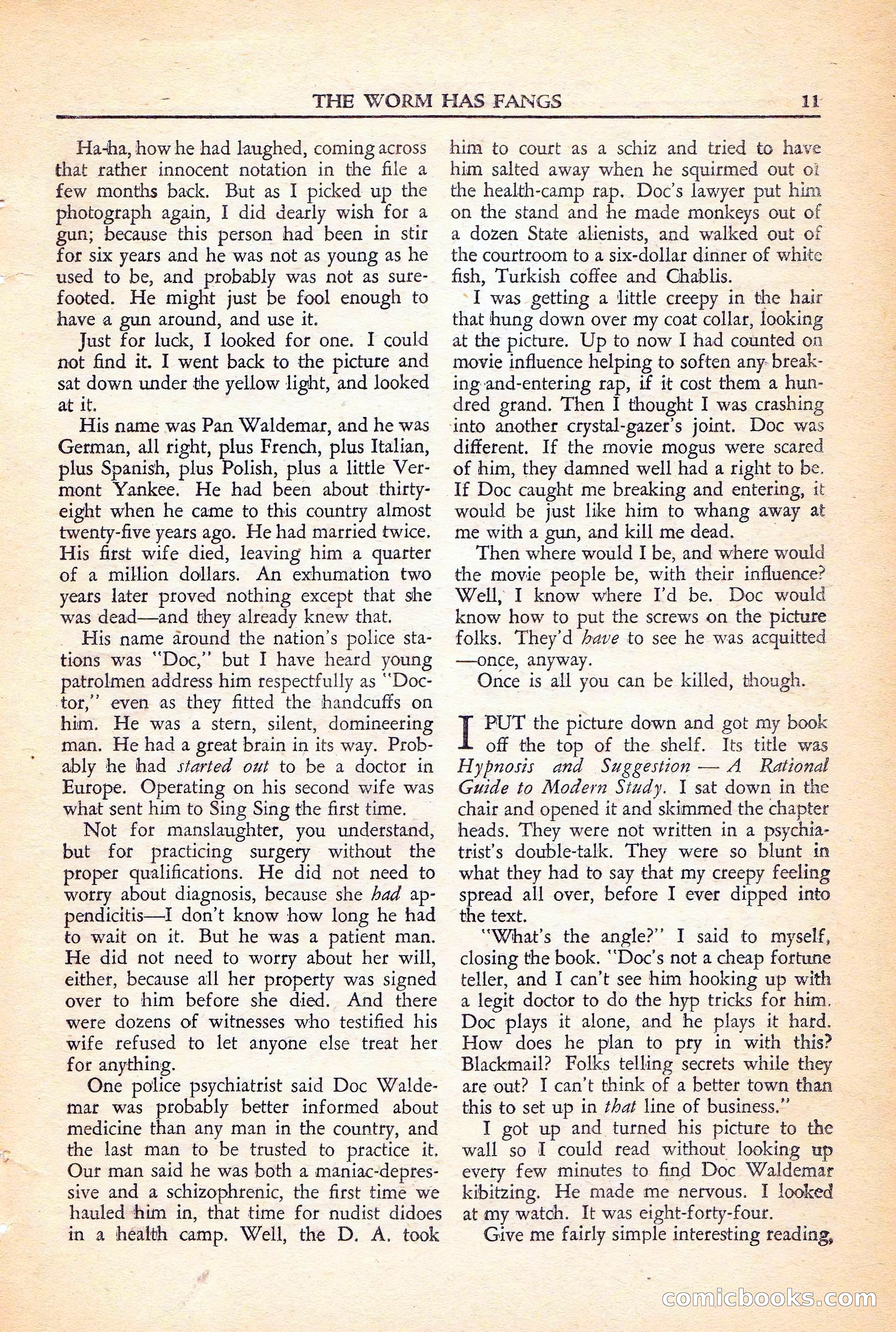 Private Detective Stories, November 1946 — page 13 of 99