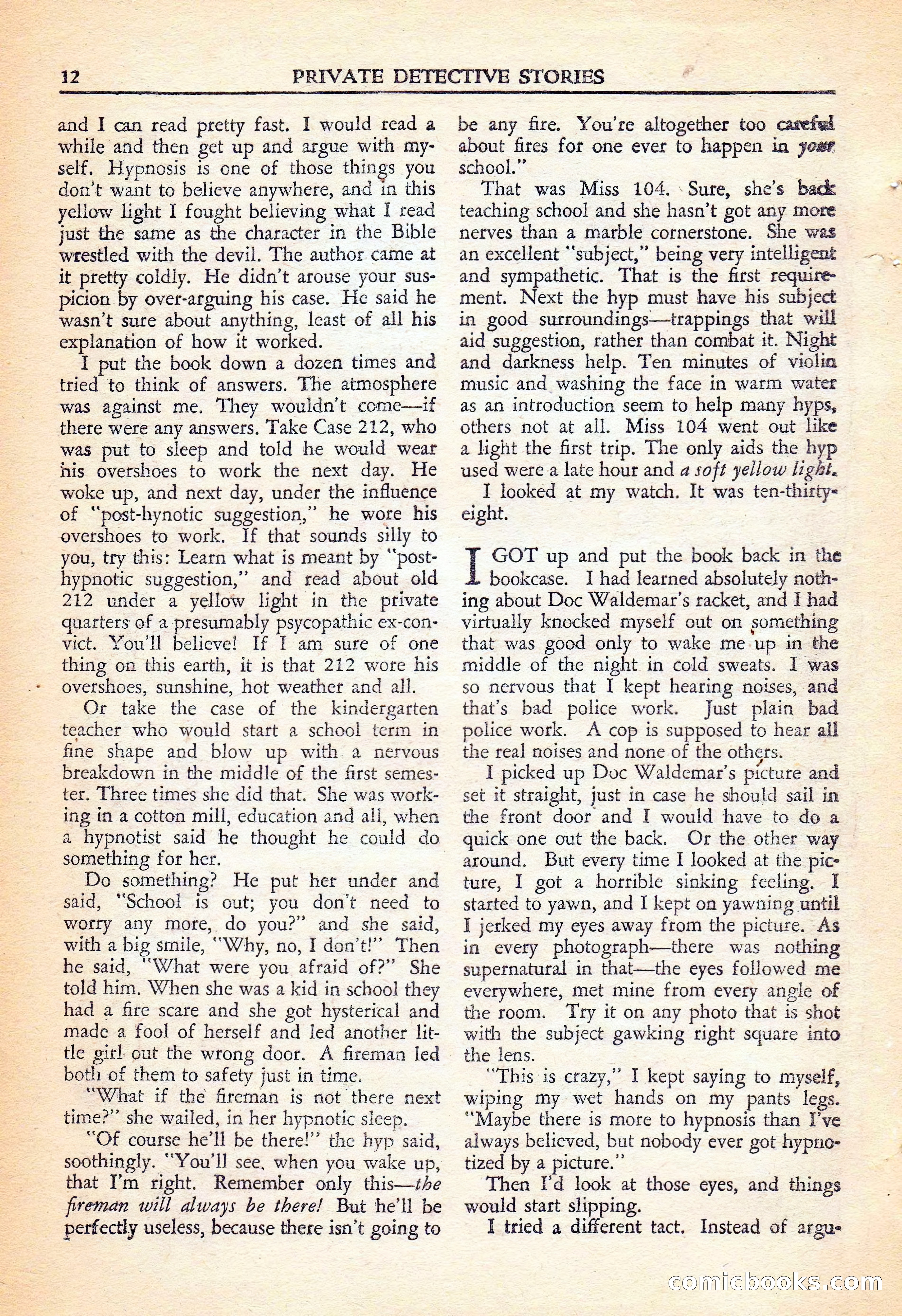 Private Detective Stories, November 1946 — page 14 of 99