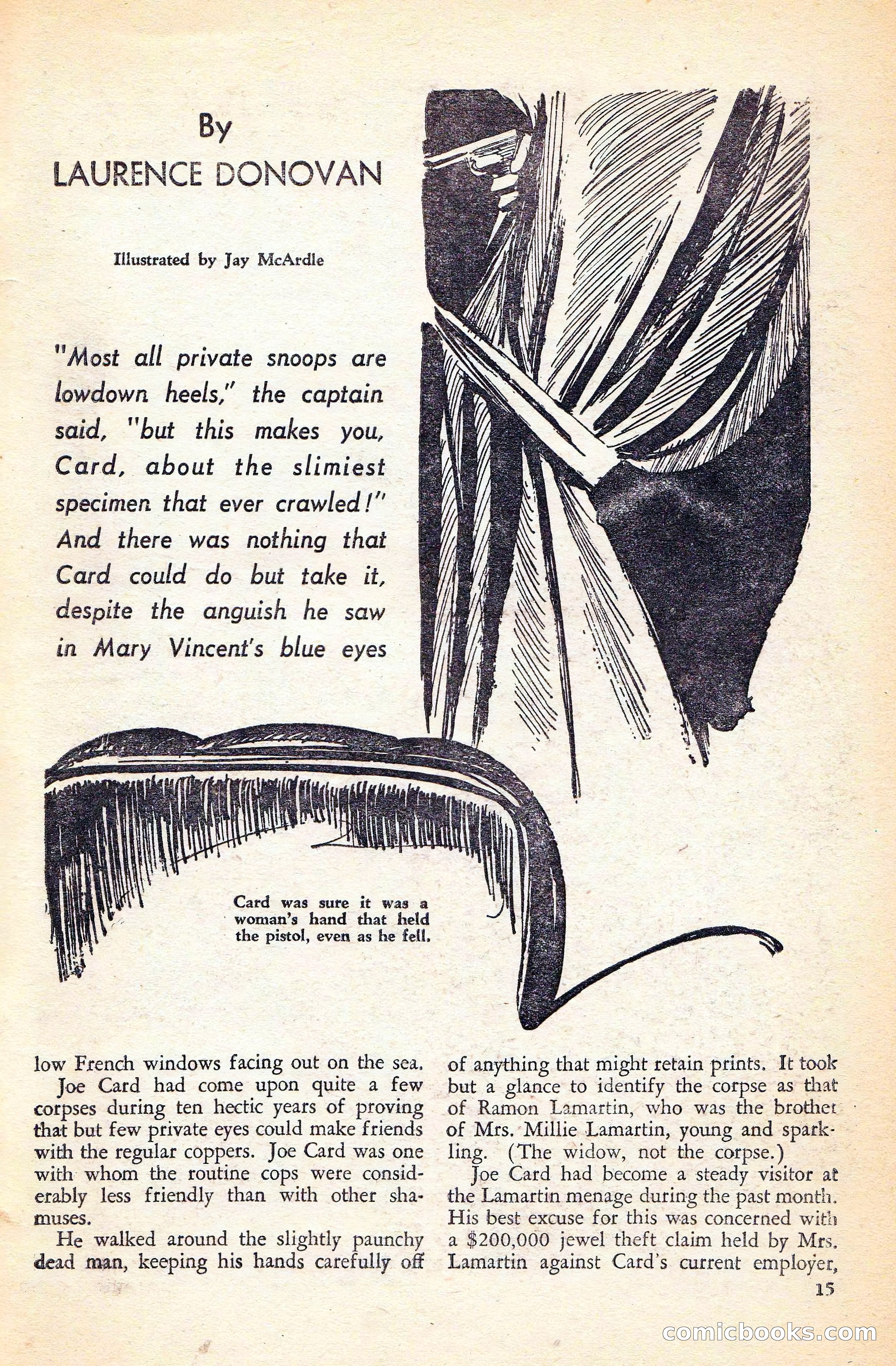 Private Detective Stories, November 1946 — page 17 of 99