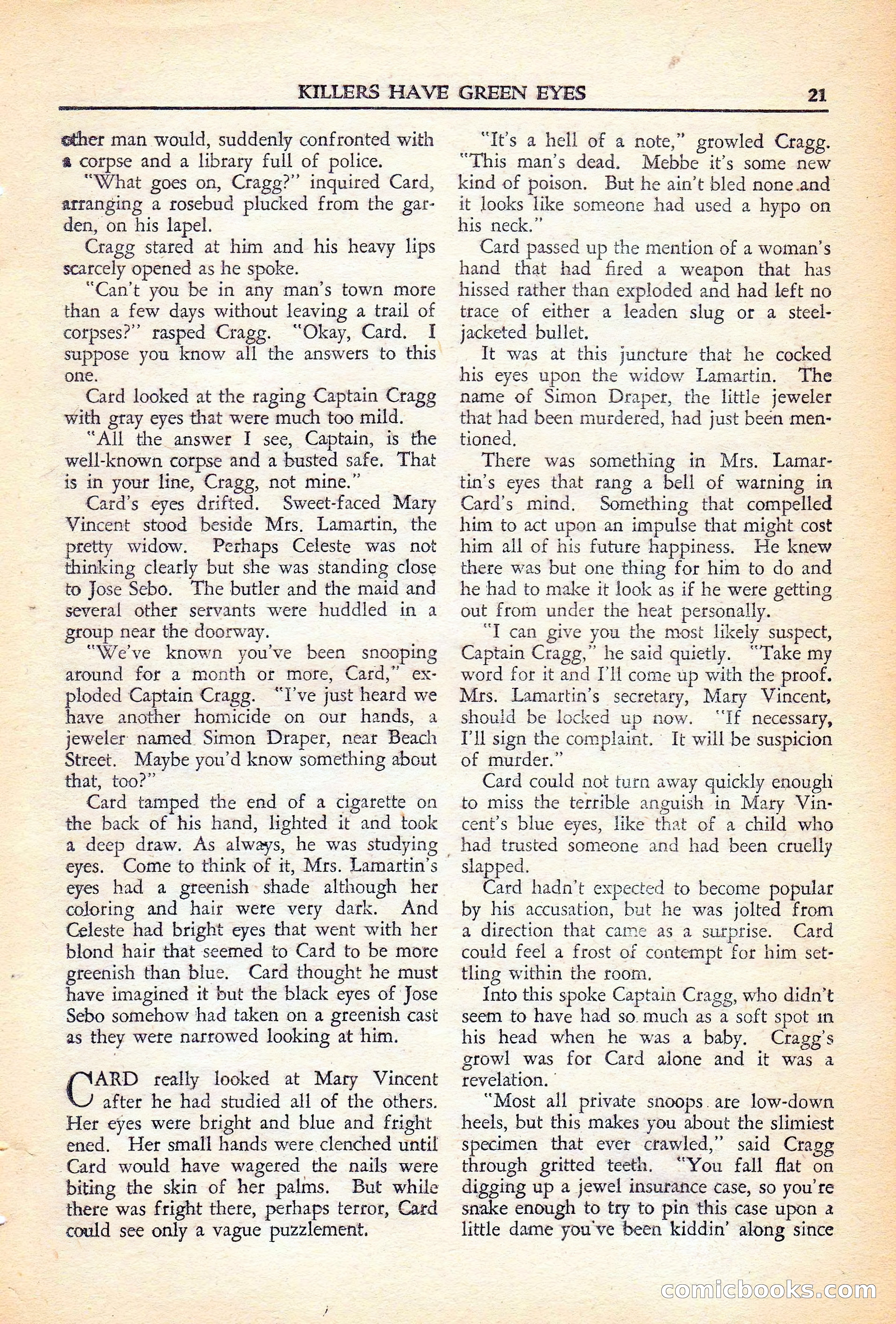 Private Detective Stories, November 1946 — page 23 of 99