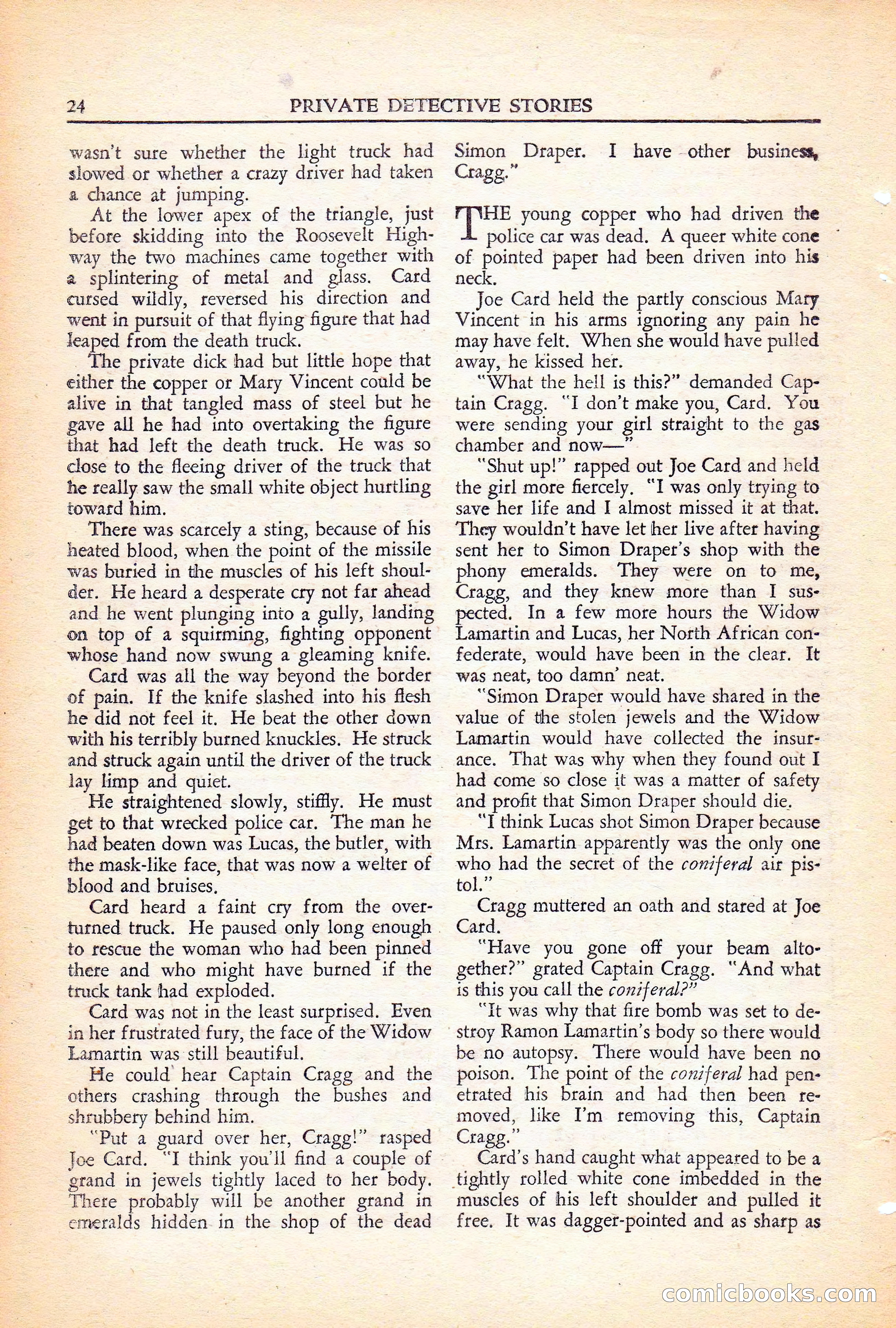 Private Detective Stories, November 1946 — page 26 of 99