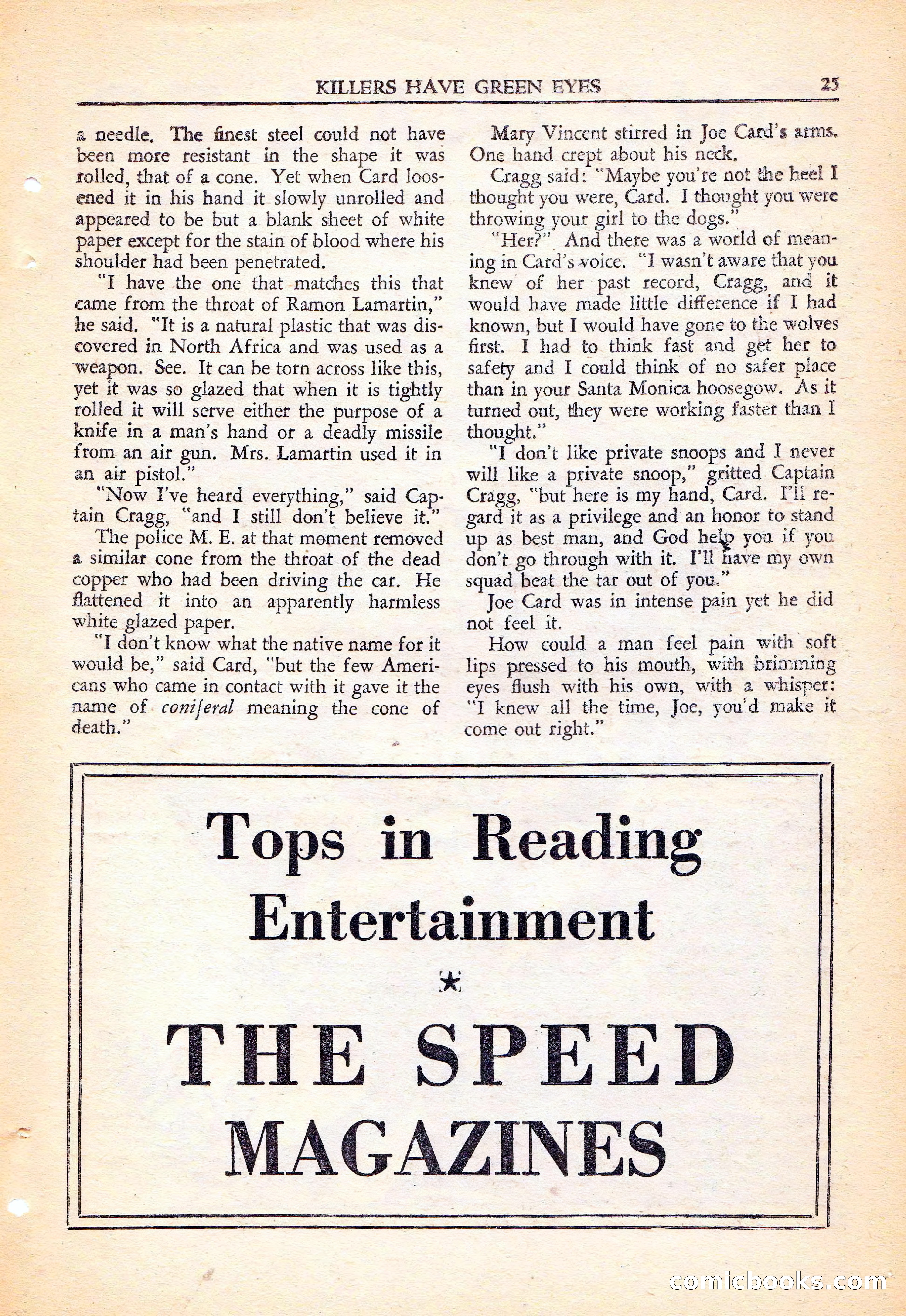 Private Detective Stories, November 1946 — page 27 of 99