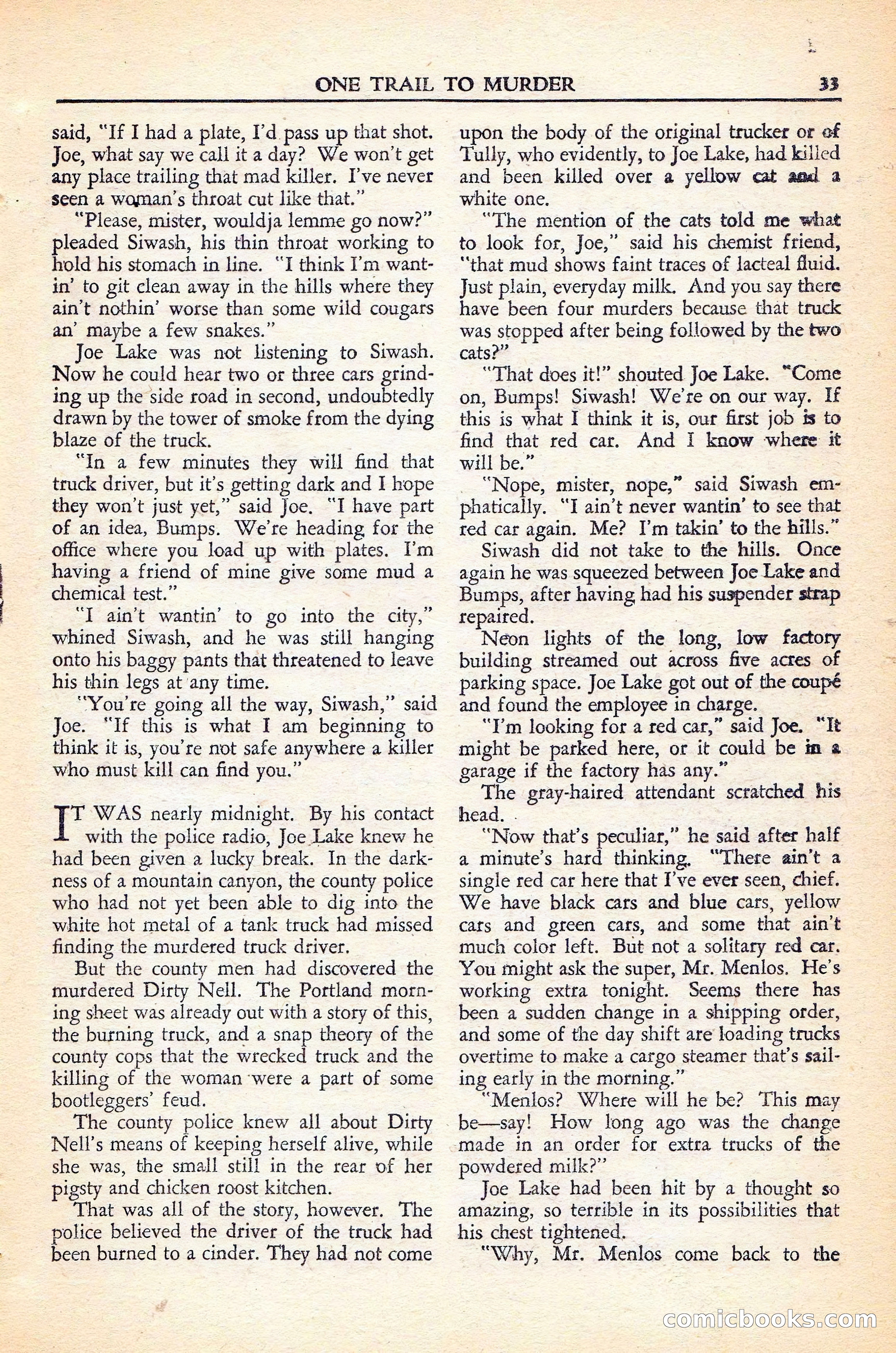 Private Detective Stories, November 1946 — page 35 of 99