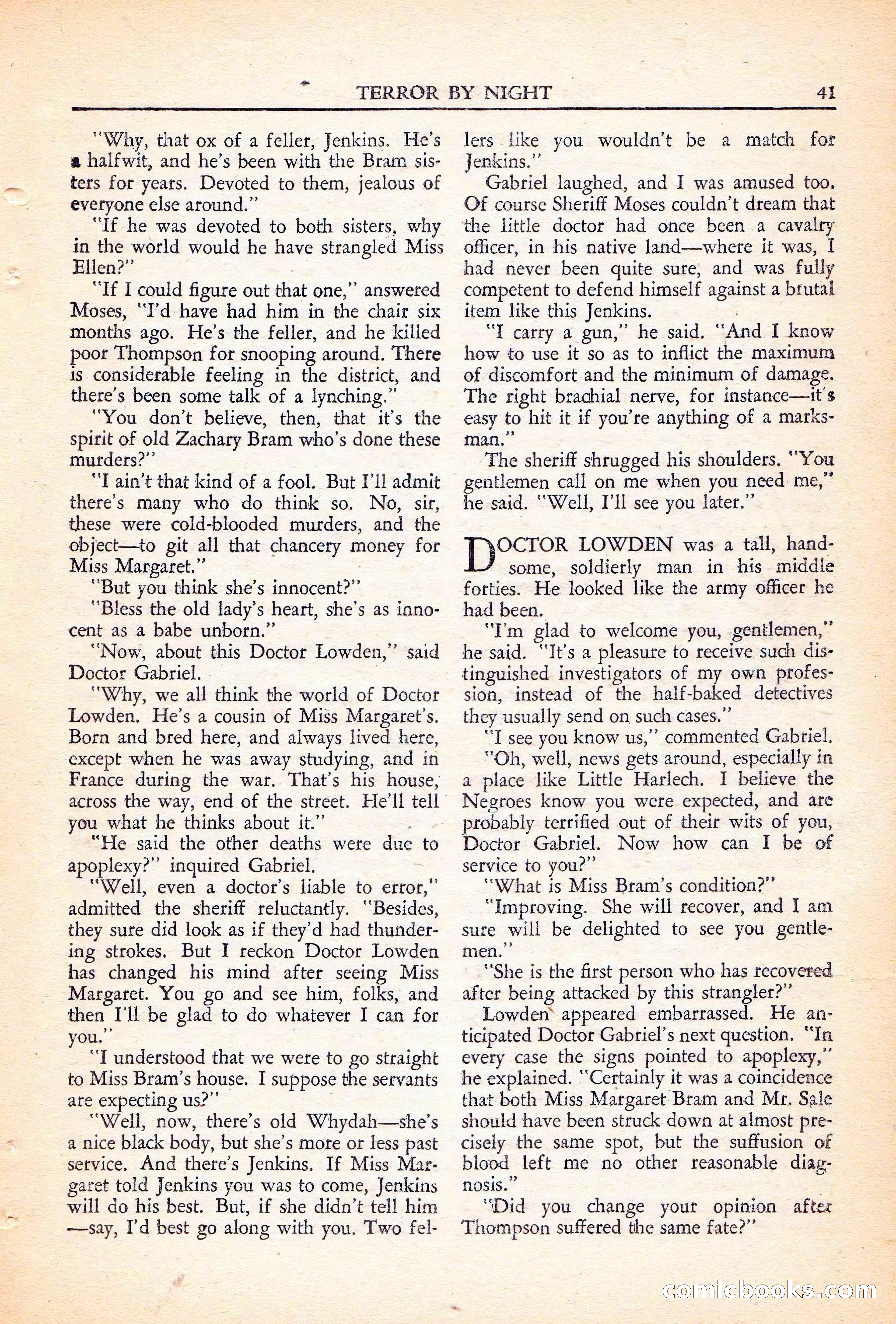 Private Detective Stories, November 1946 — page 43 of 99