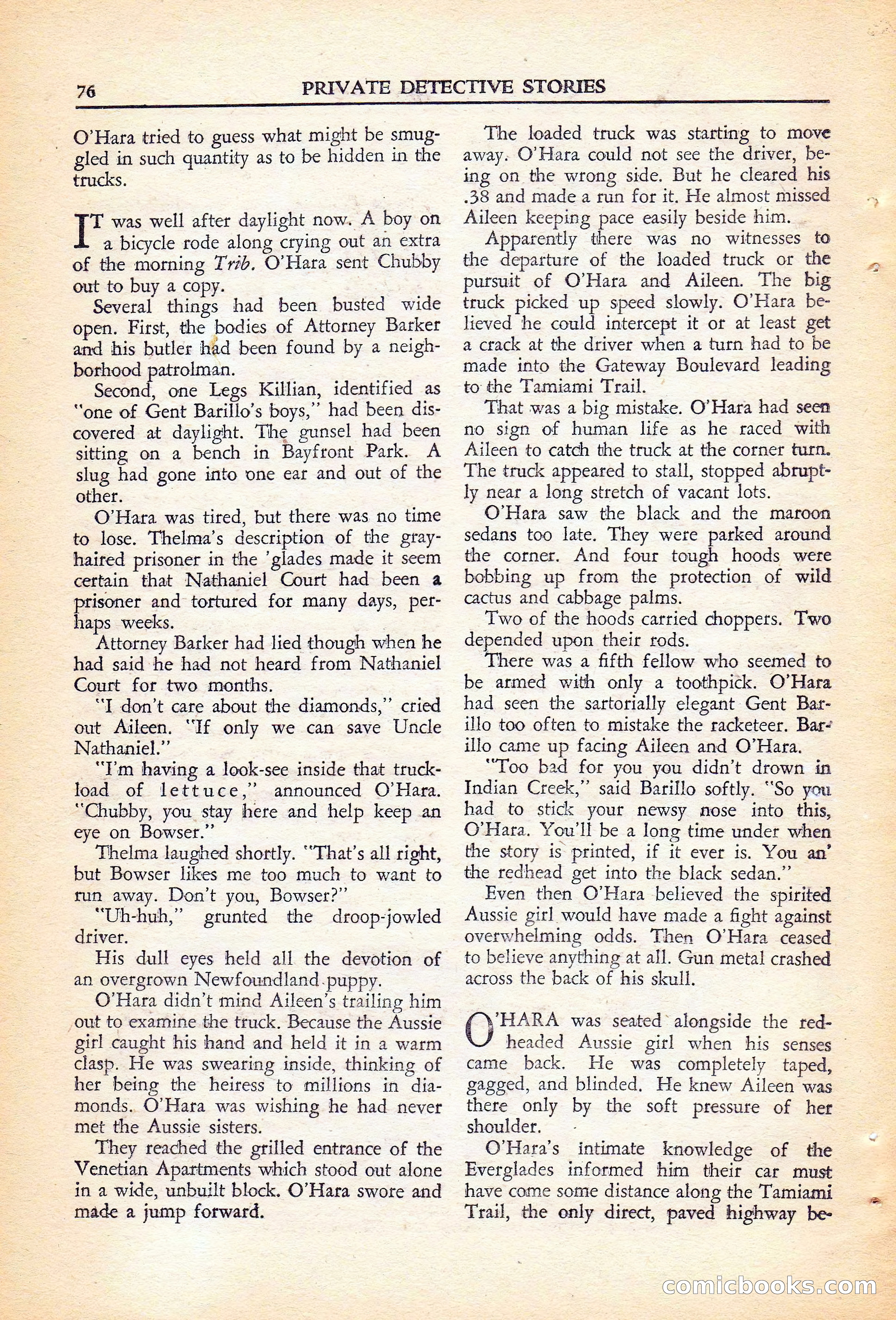 Private Detective Stories, November 1946 — page 78 of 99
