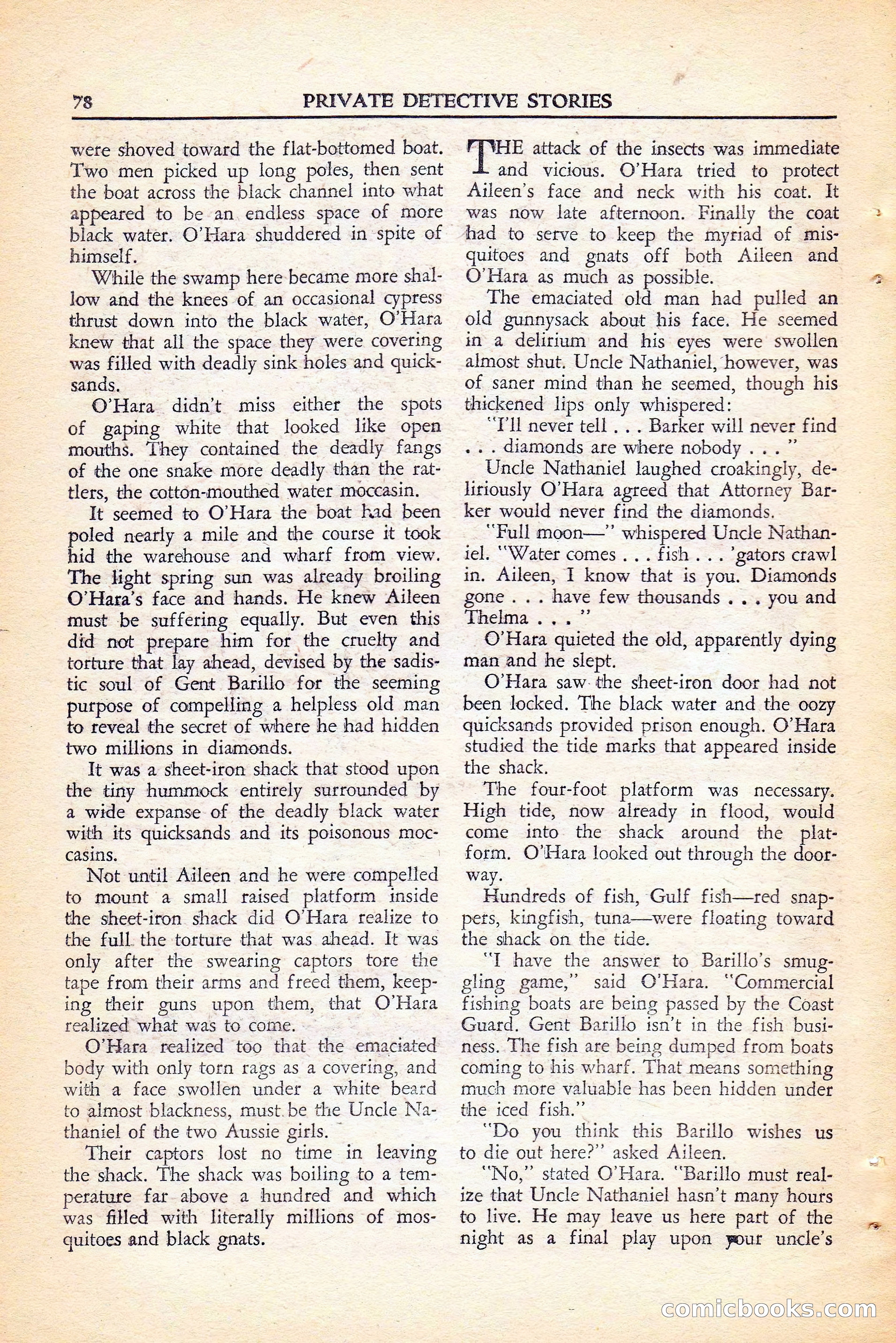 Private Detective Stories, November 1946 — page 80 of 99