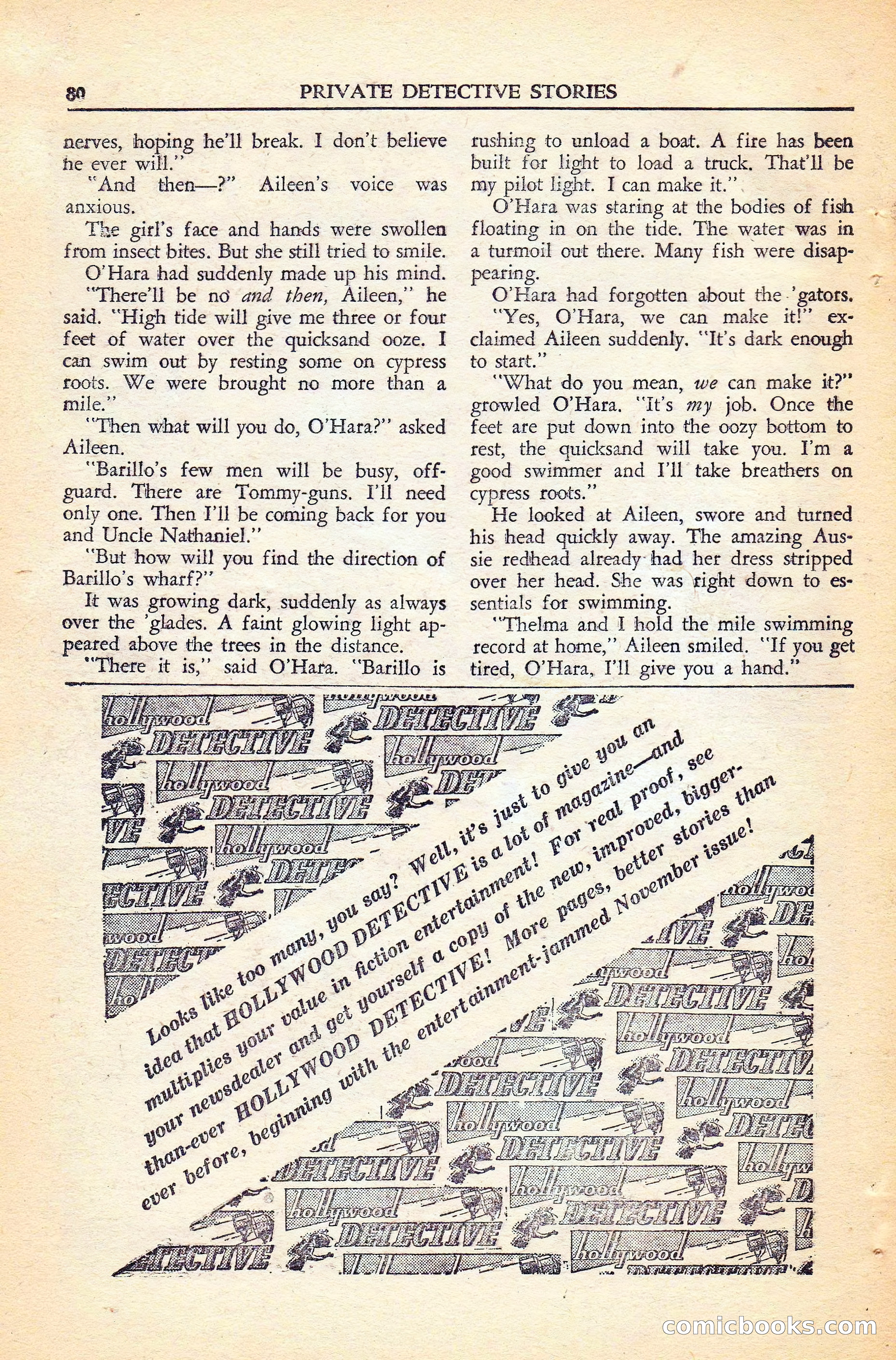 Private Detective Stories, November 1946 — page 82 of 99