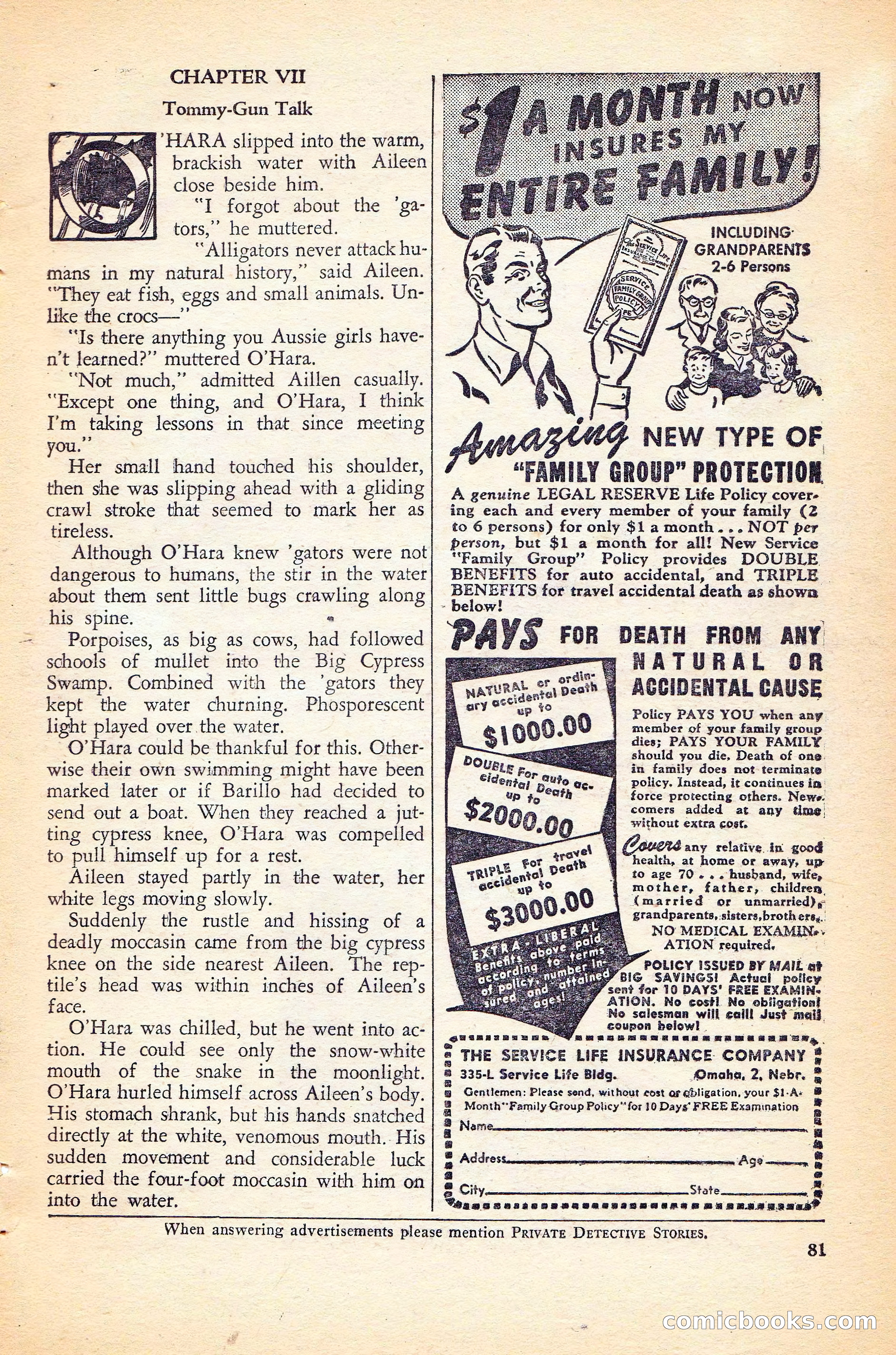 Private Detective Stories, November 1946 — page 83 of 99