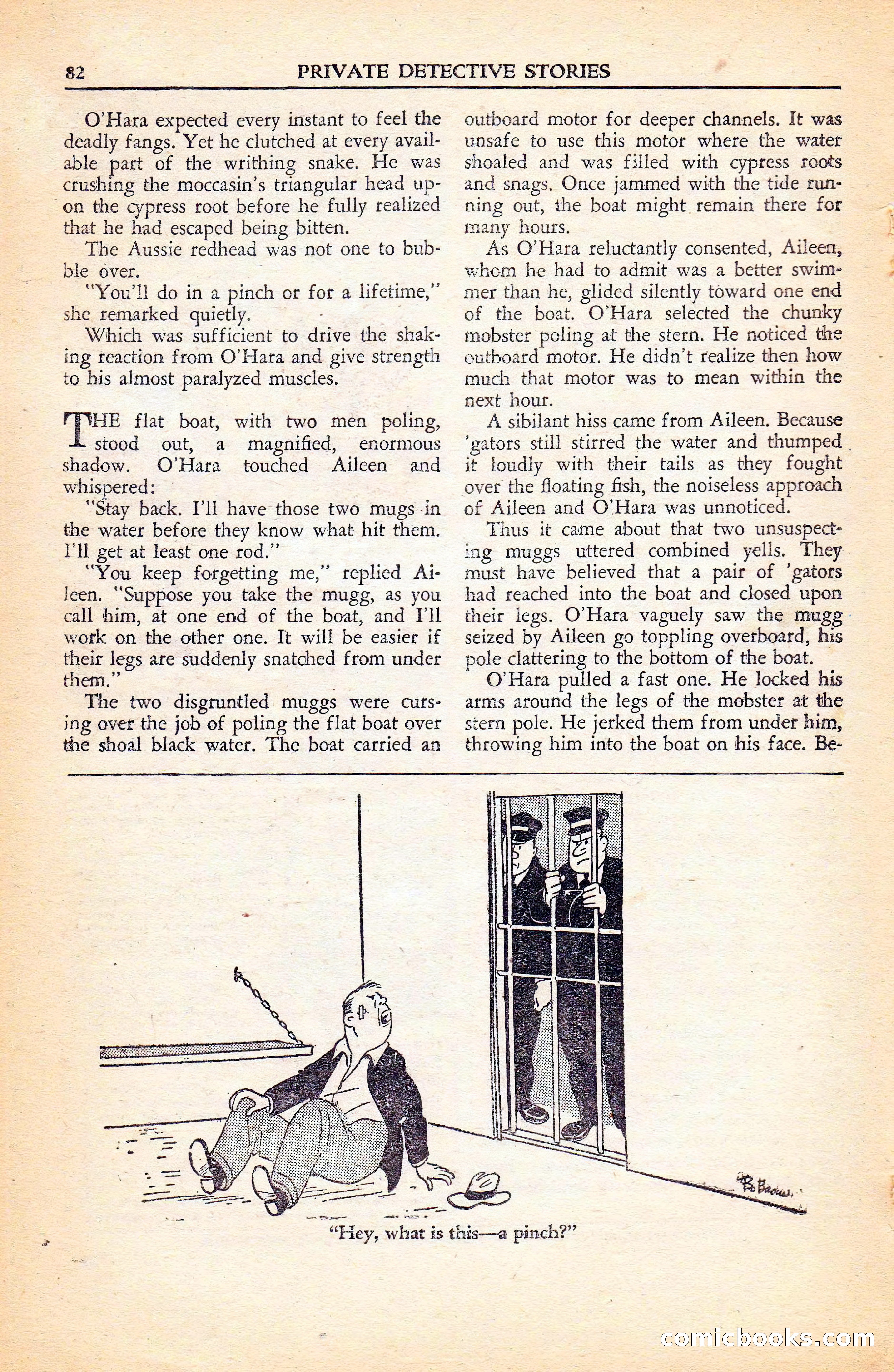 Private Detective Stories, November 1946 — page 84 of 99