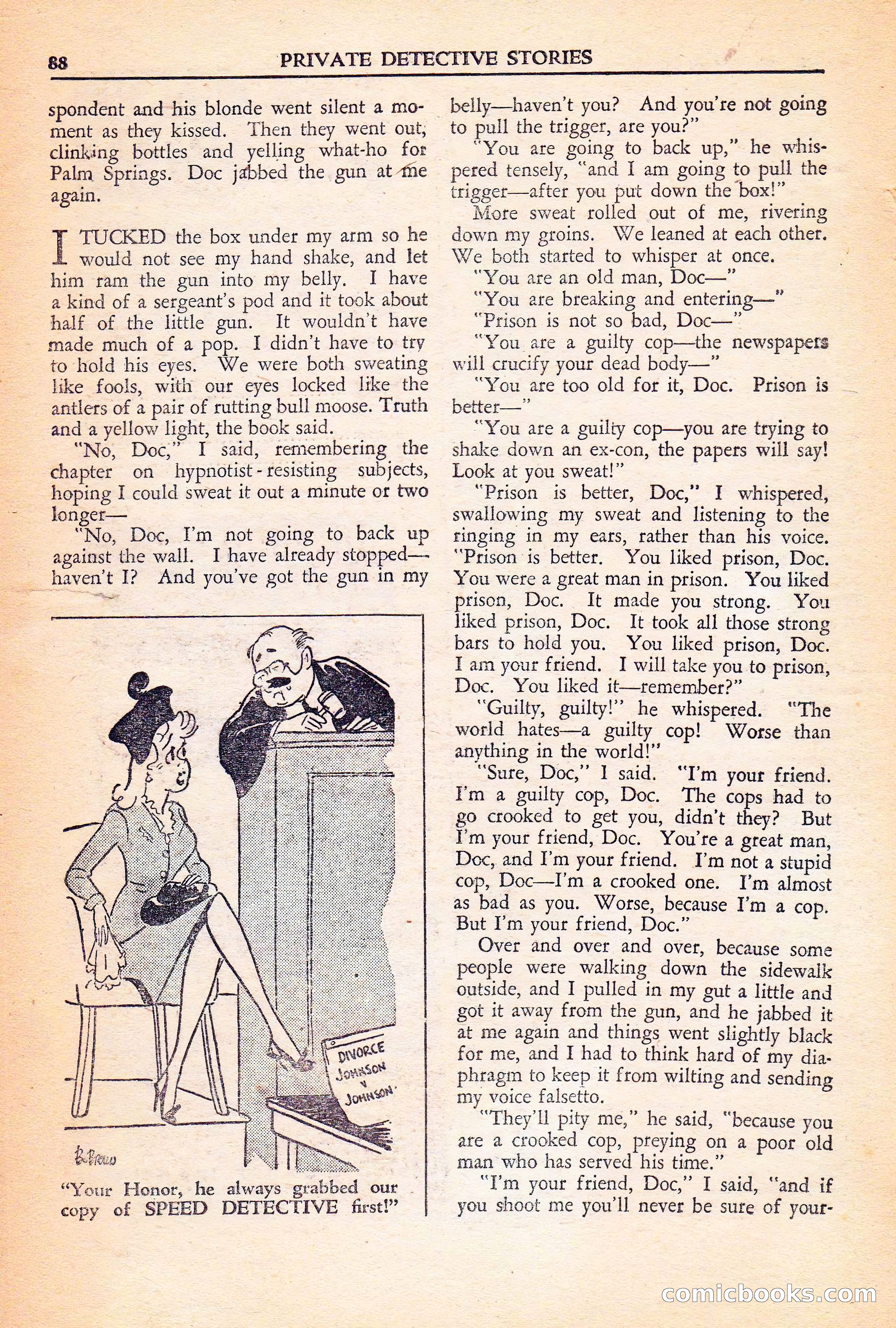Private Detective Stories, November 1946 — page 90 of 99