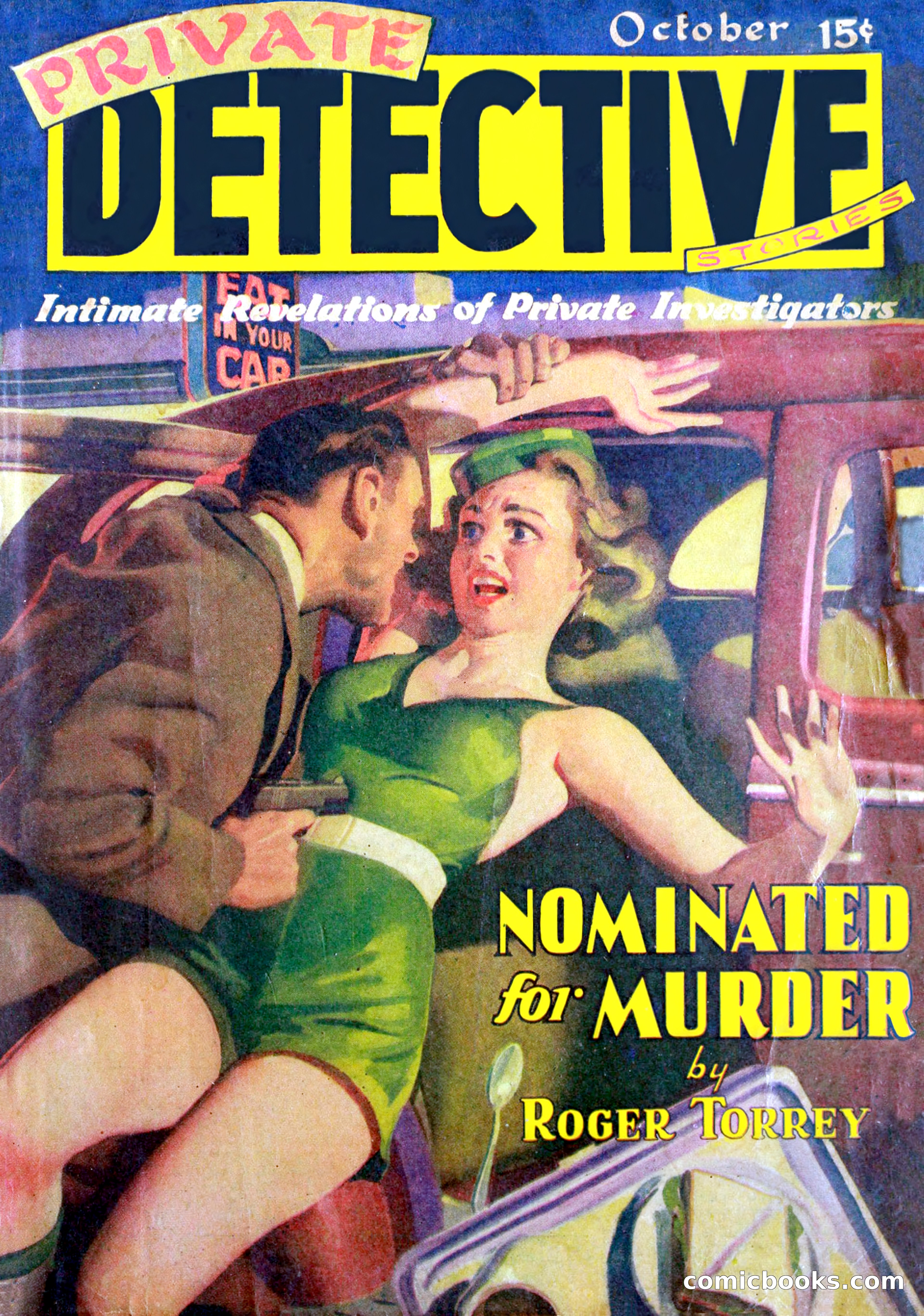 Private Detective Stories, October 1940 — page 1 of 132