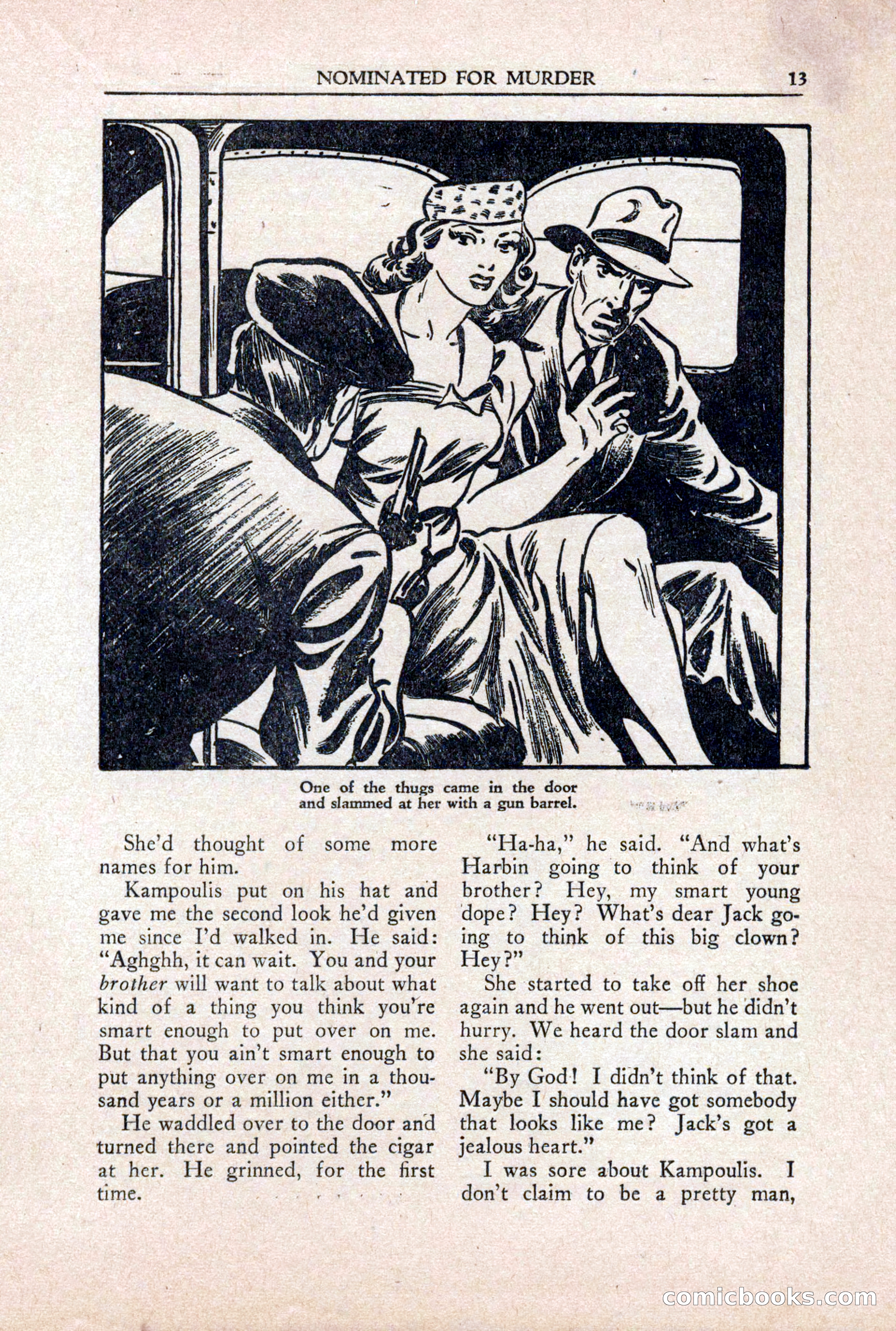 Private Detective Stories, October 1940 — page 15 of 132