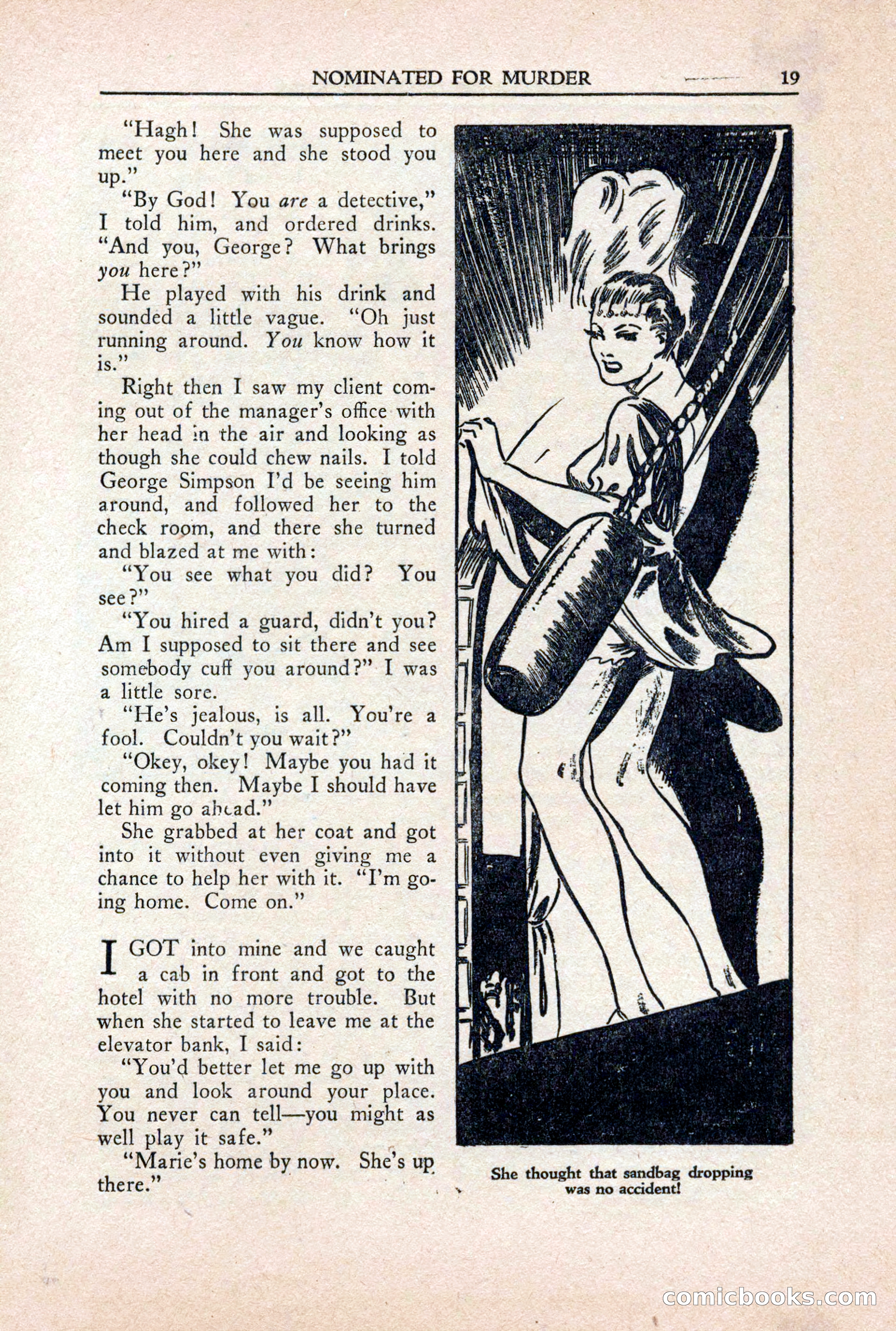 Private Detective Stories, October 1940 — page 21 of 132