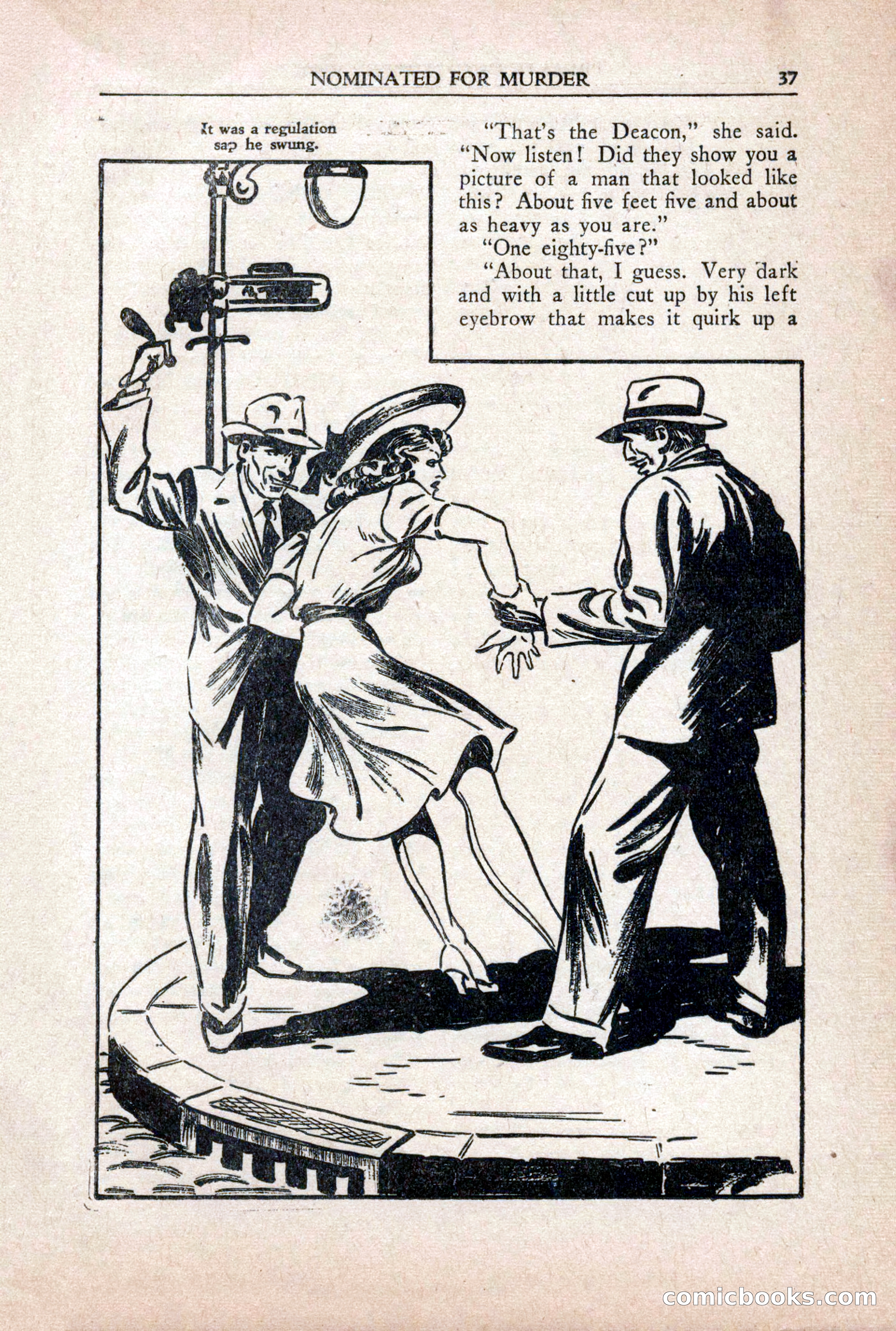 Private Detective Stories, October 1940 — page 39 of 132