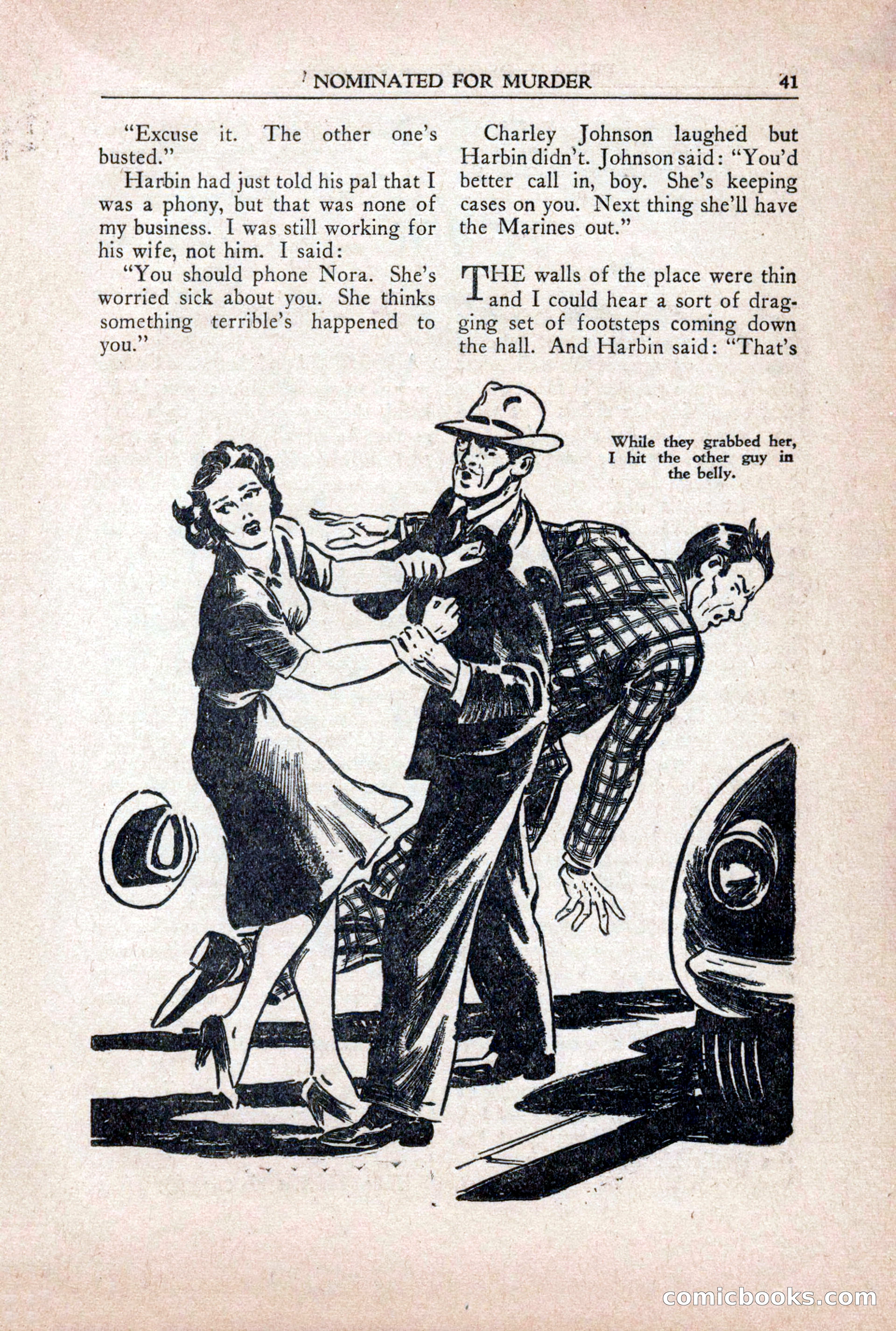 Private Detective Stories, October 1940 — page 43 of 132