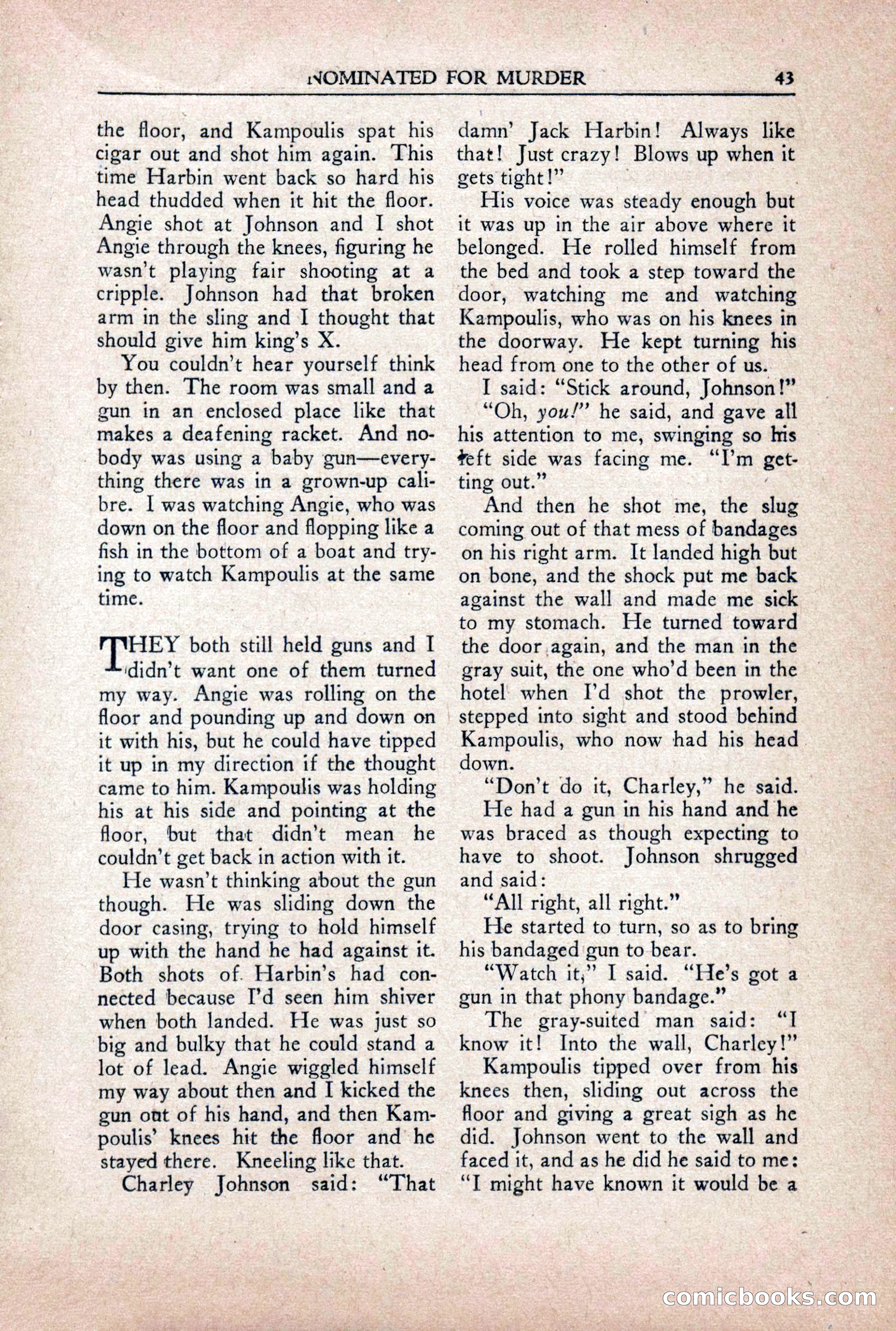 Private Detective Stories, October 1940 — page 45 of 132