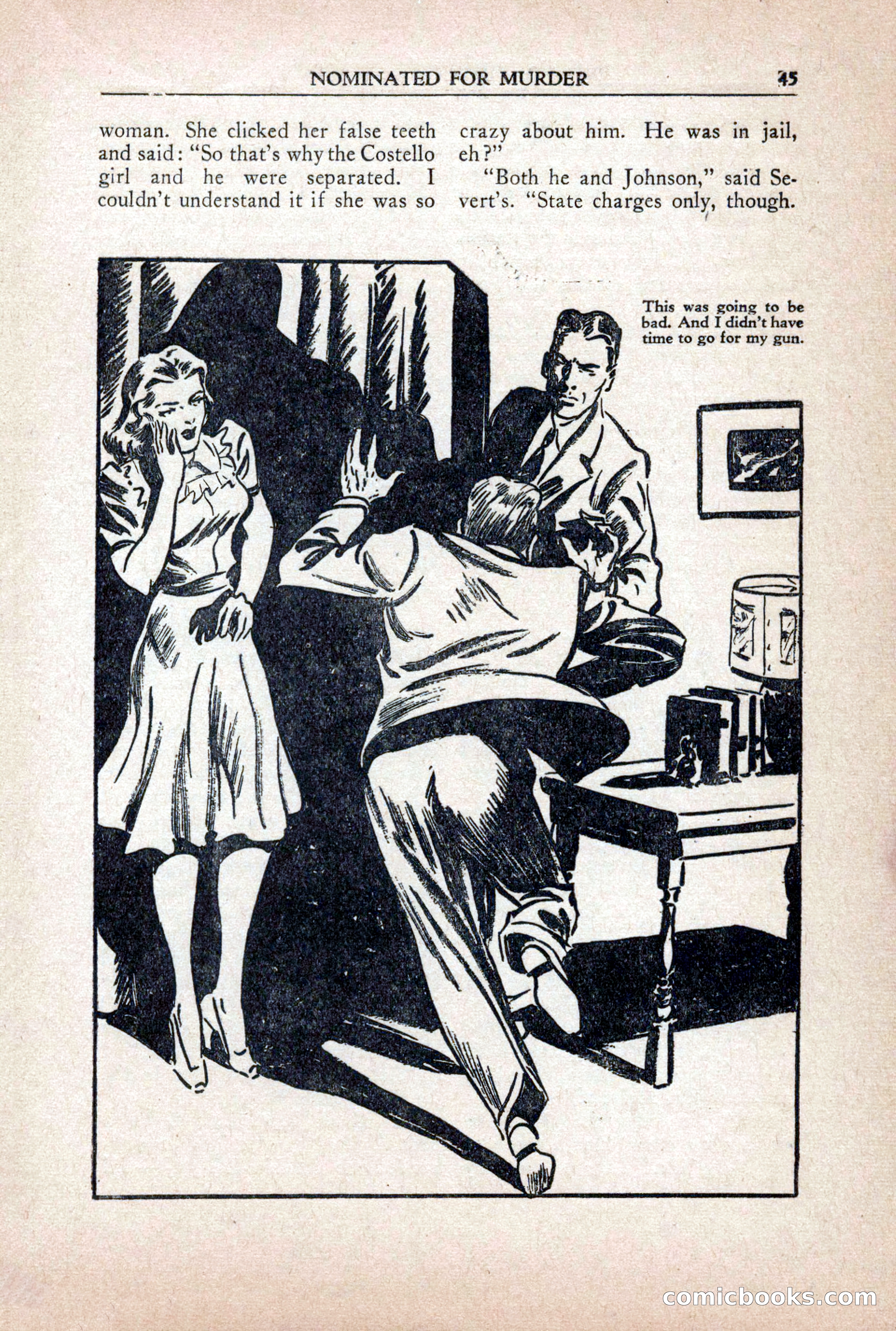 Private Detective Stories, October 1940 — page 47 of 132