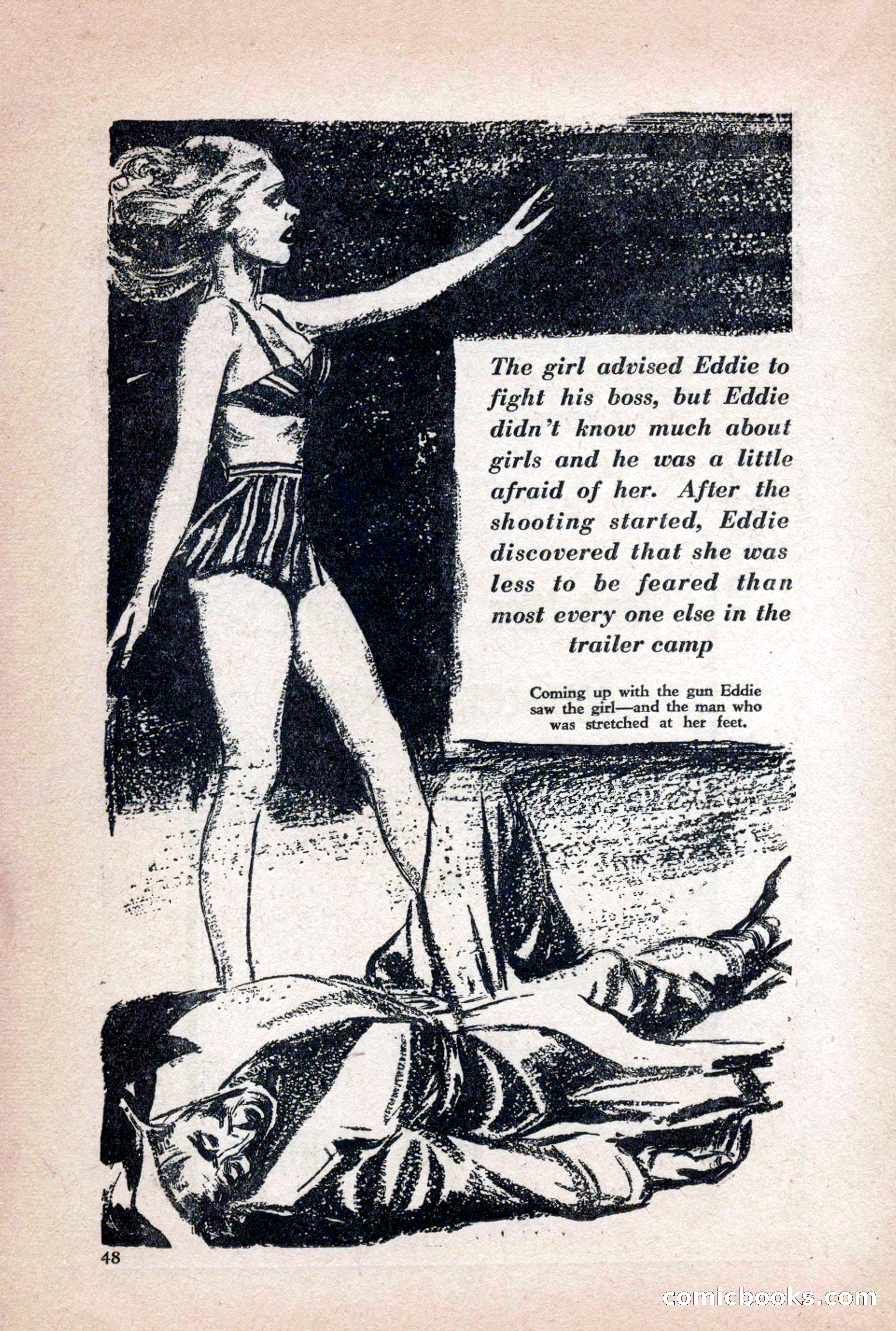 Private Detective Stories, October 1940 — page 50 of 132
