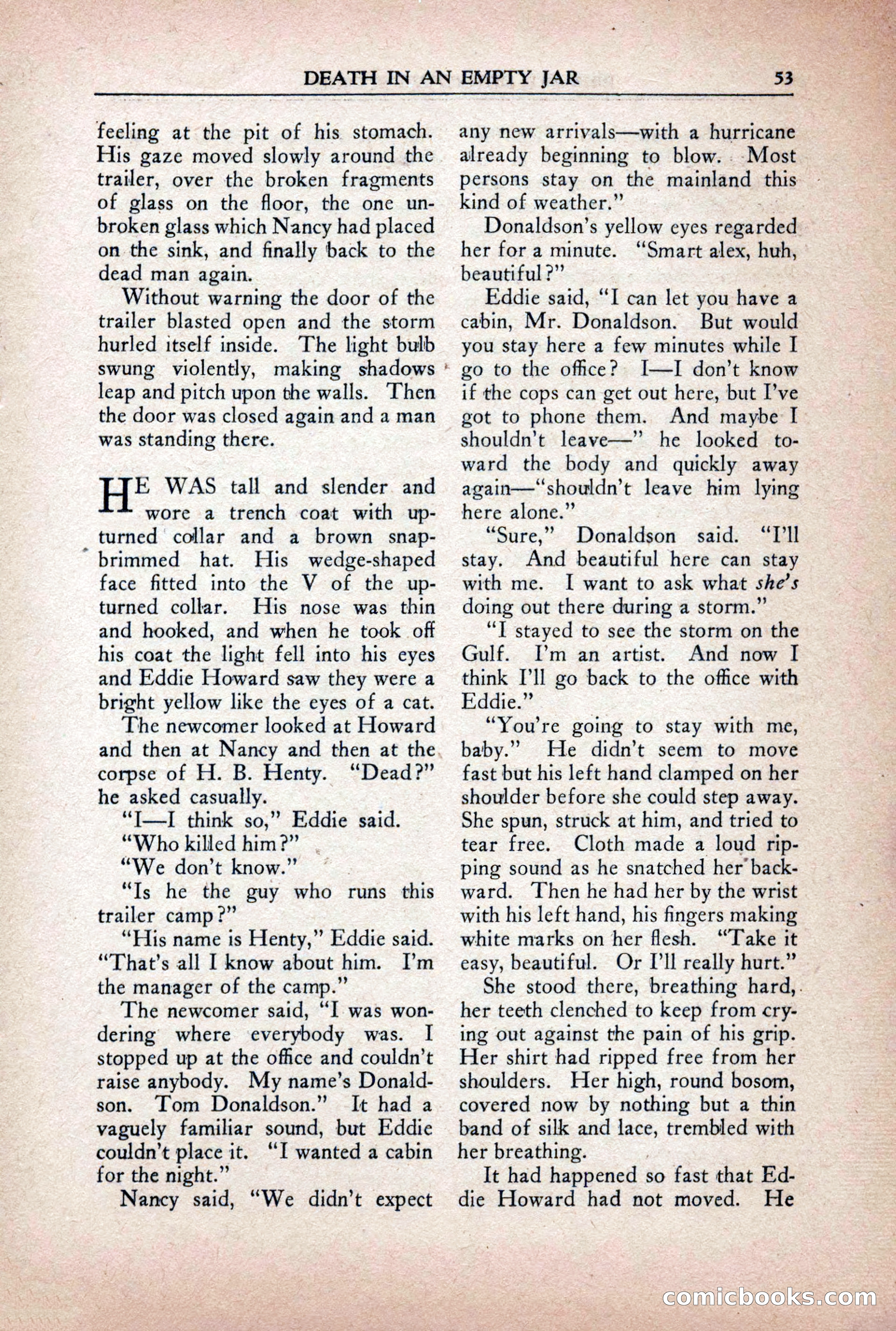 Private Detective Stories, October 1940 — page 55 of 132