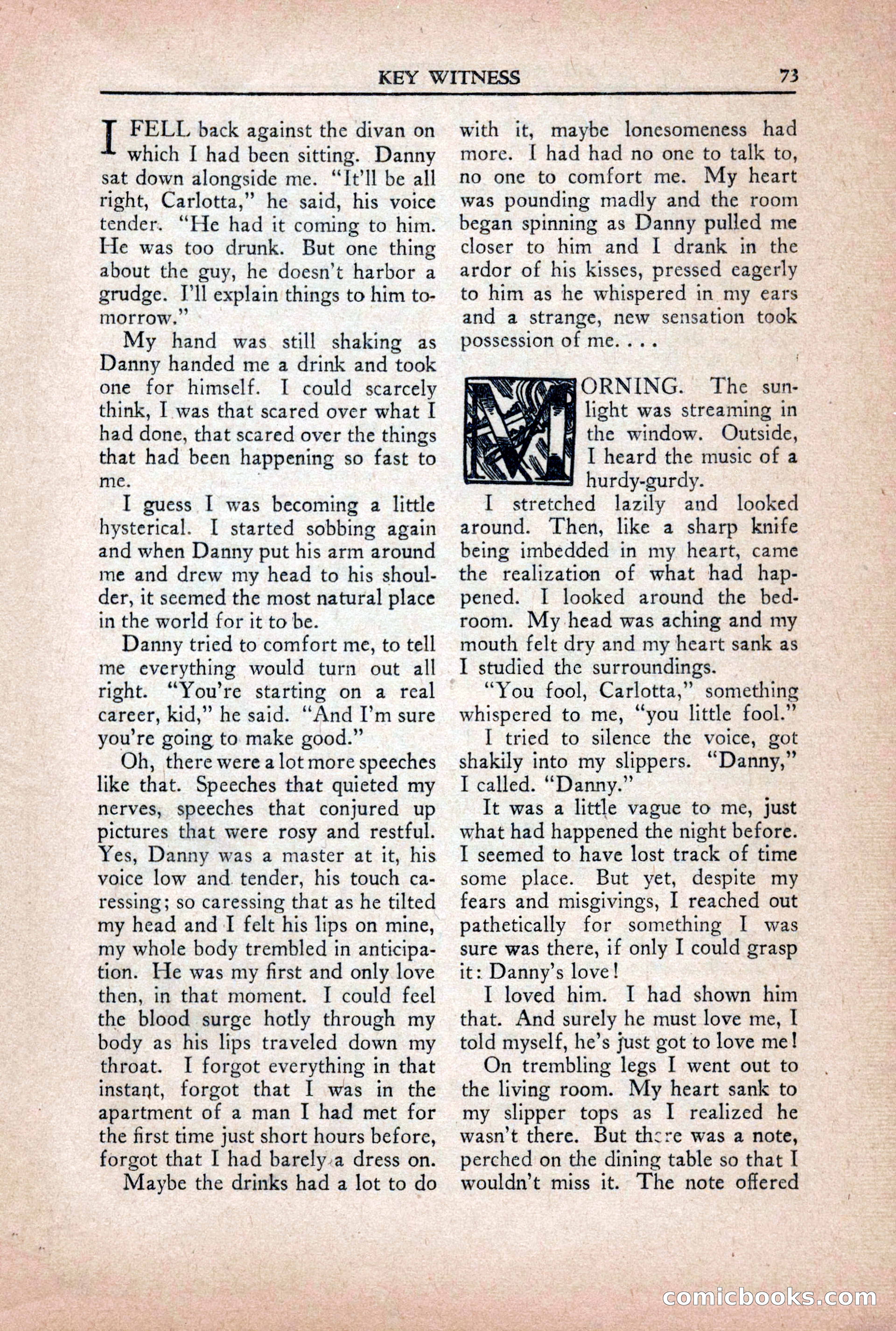 Private Detective Stories, October 1940 — page 75 of 132