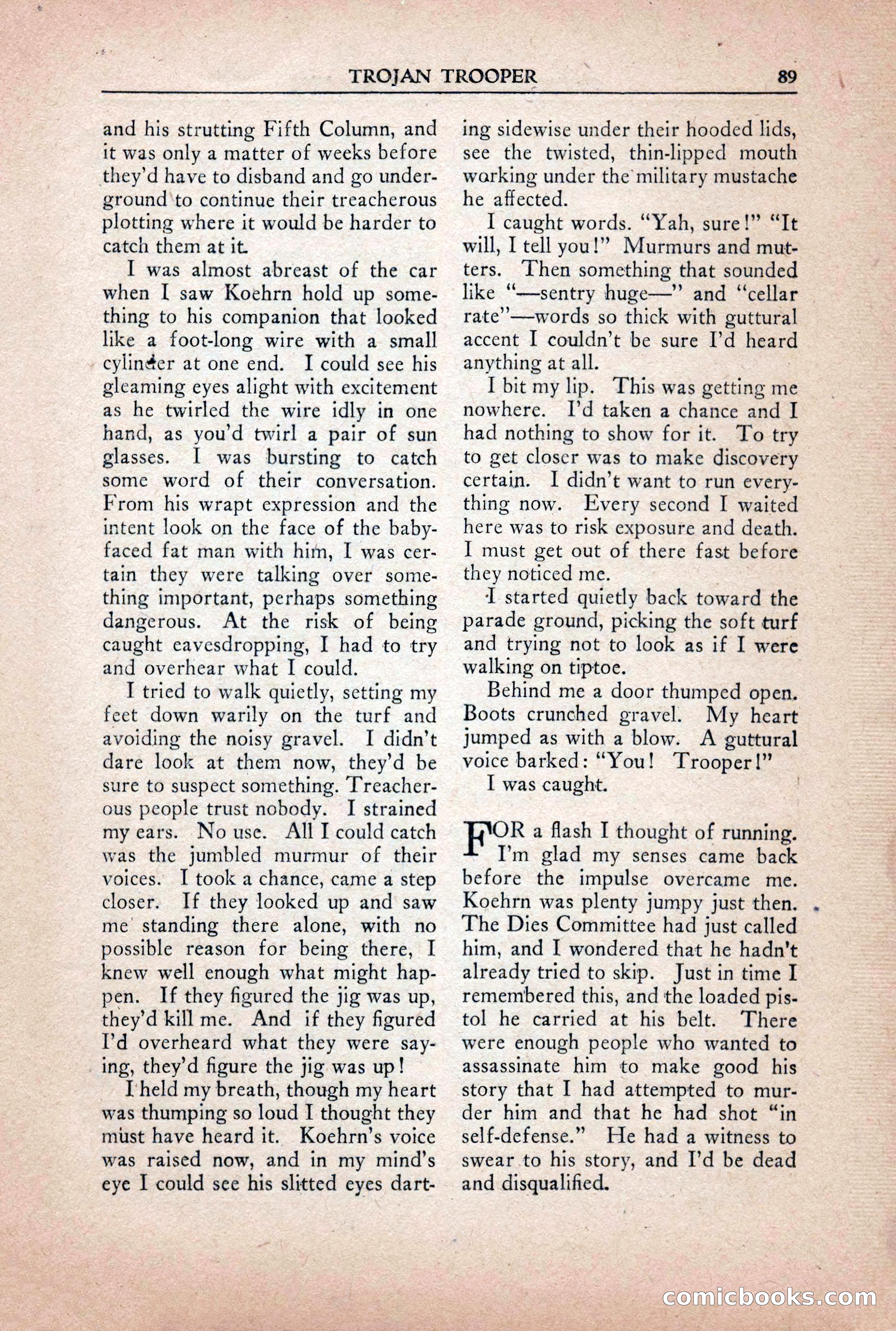 Private Detective Stories, October 1940 — page 91 of 132