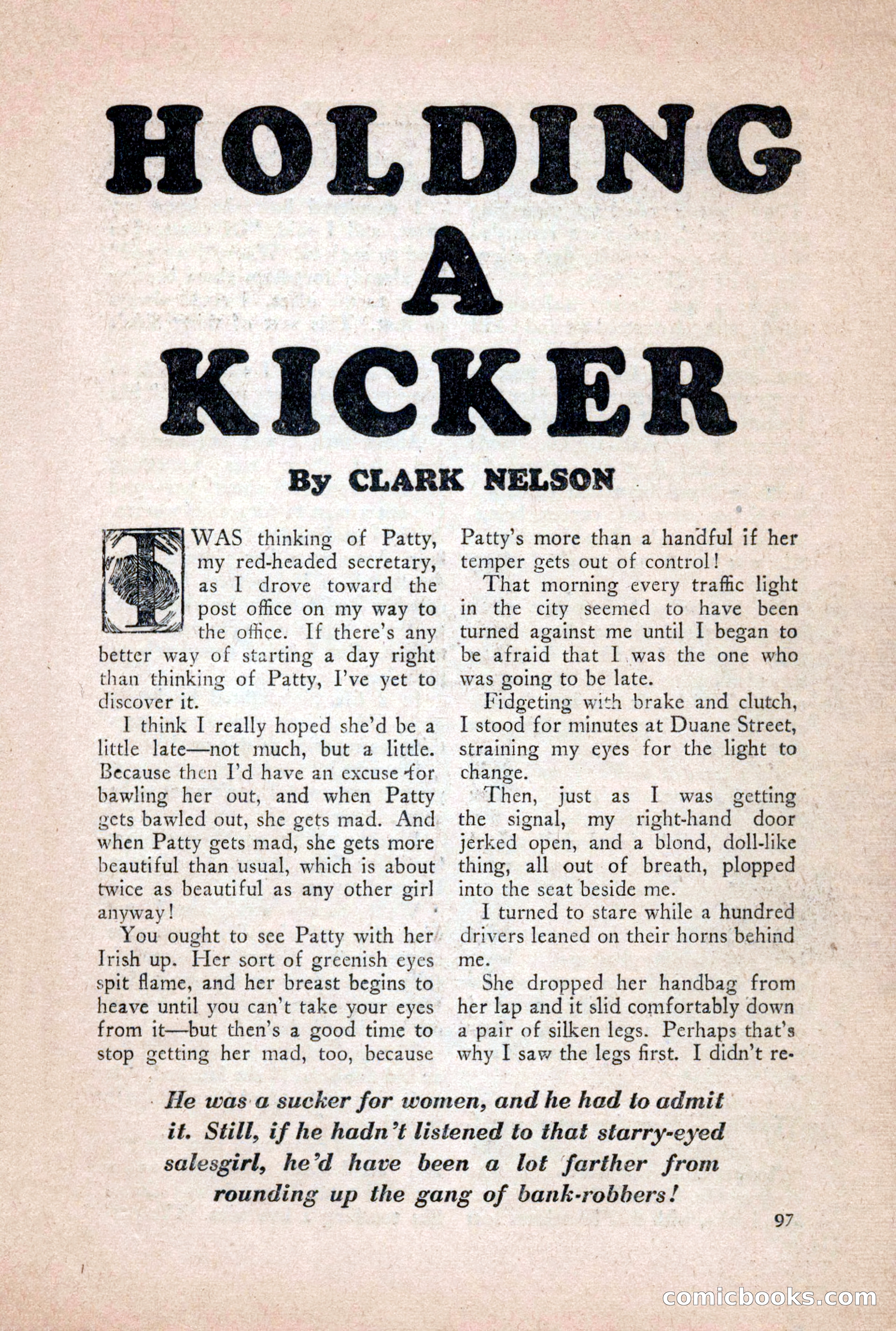 Private Detective Stories, October 1940 — page 99 of 132