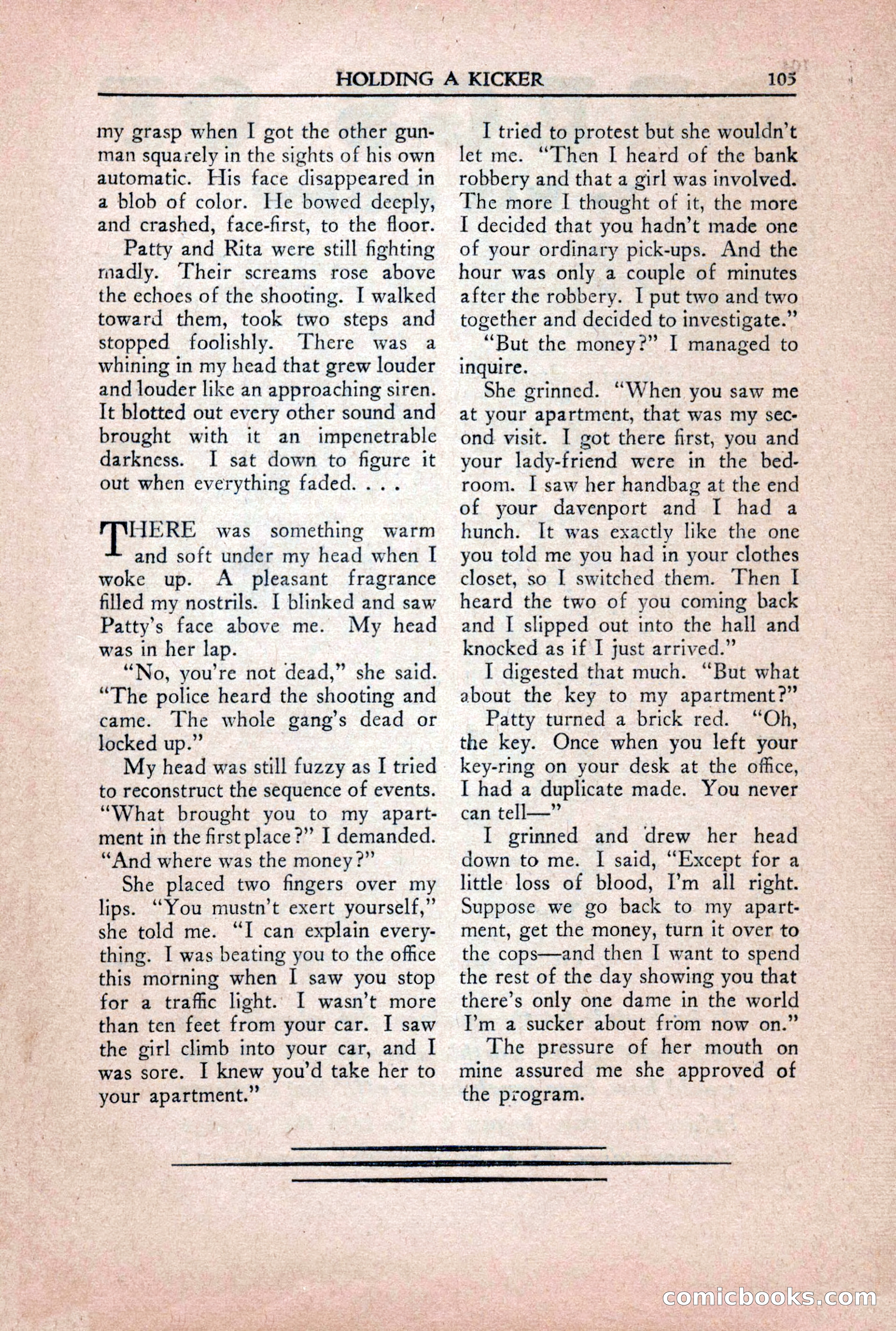 Private Detective Stories, October 1940 — page 107 of 132