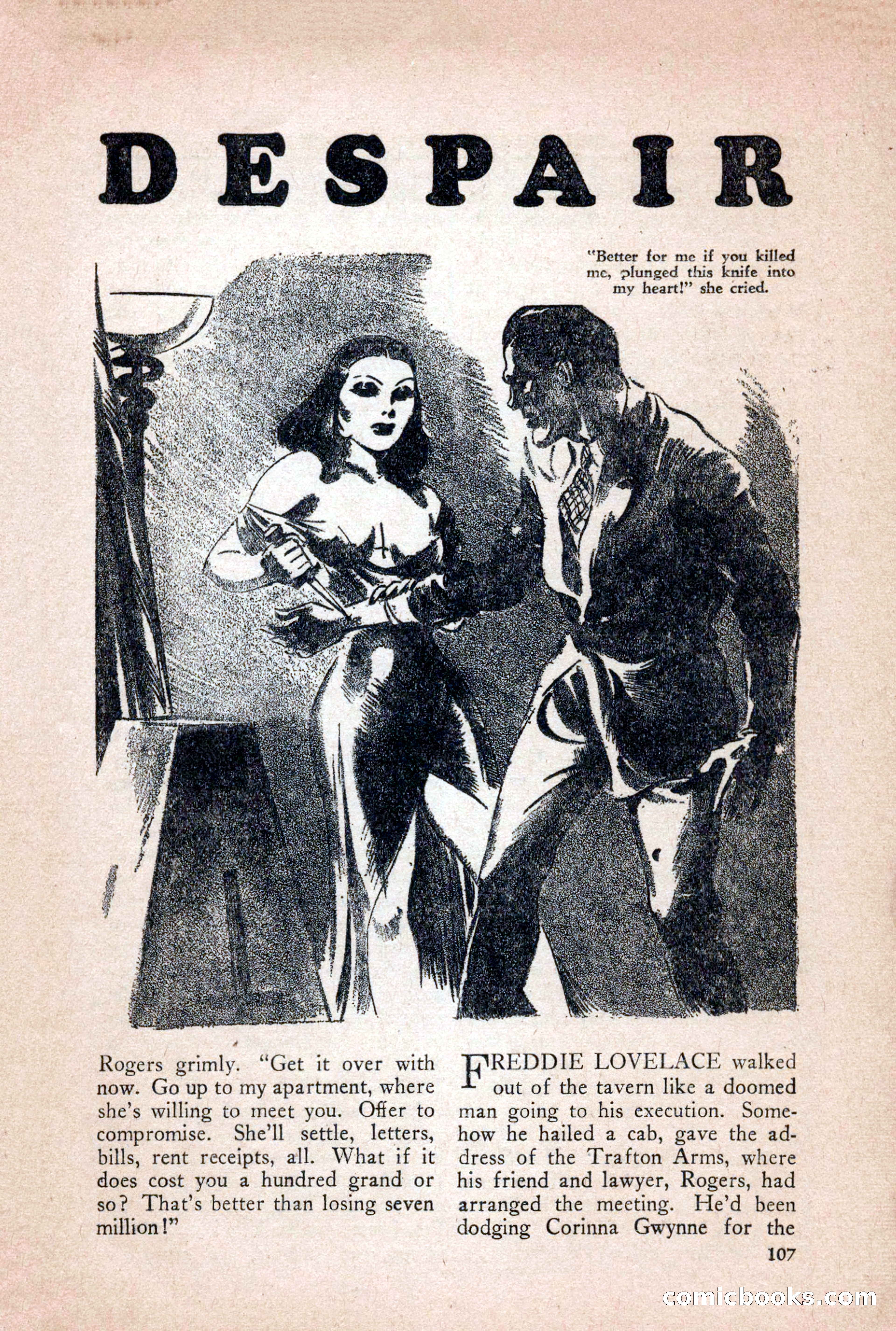 Private Detective Stories, October 1940 — page 109 of 132