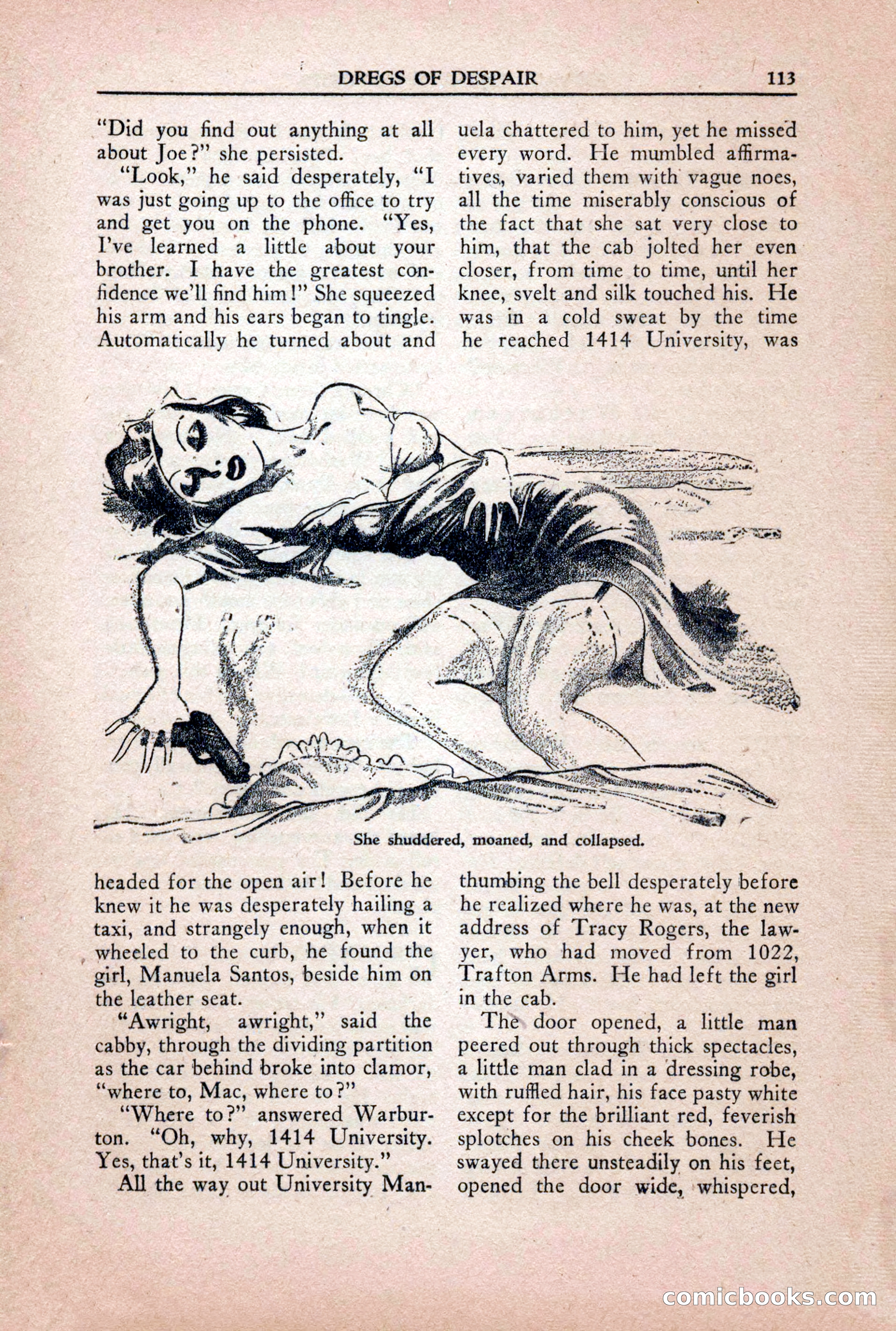 Private Detective Stories, October 1940 — page 115 of 132