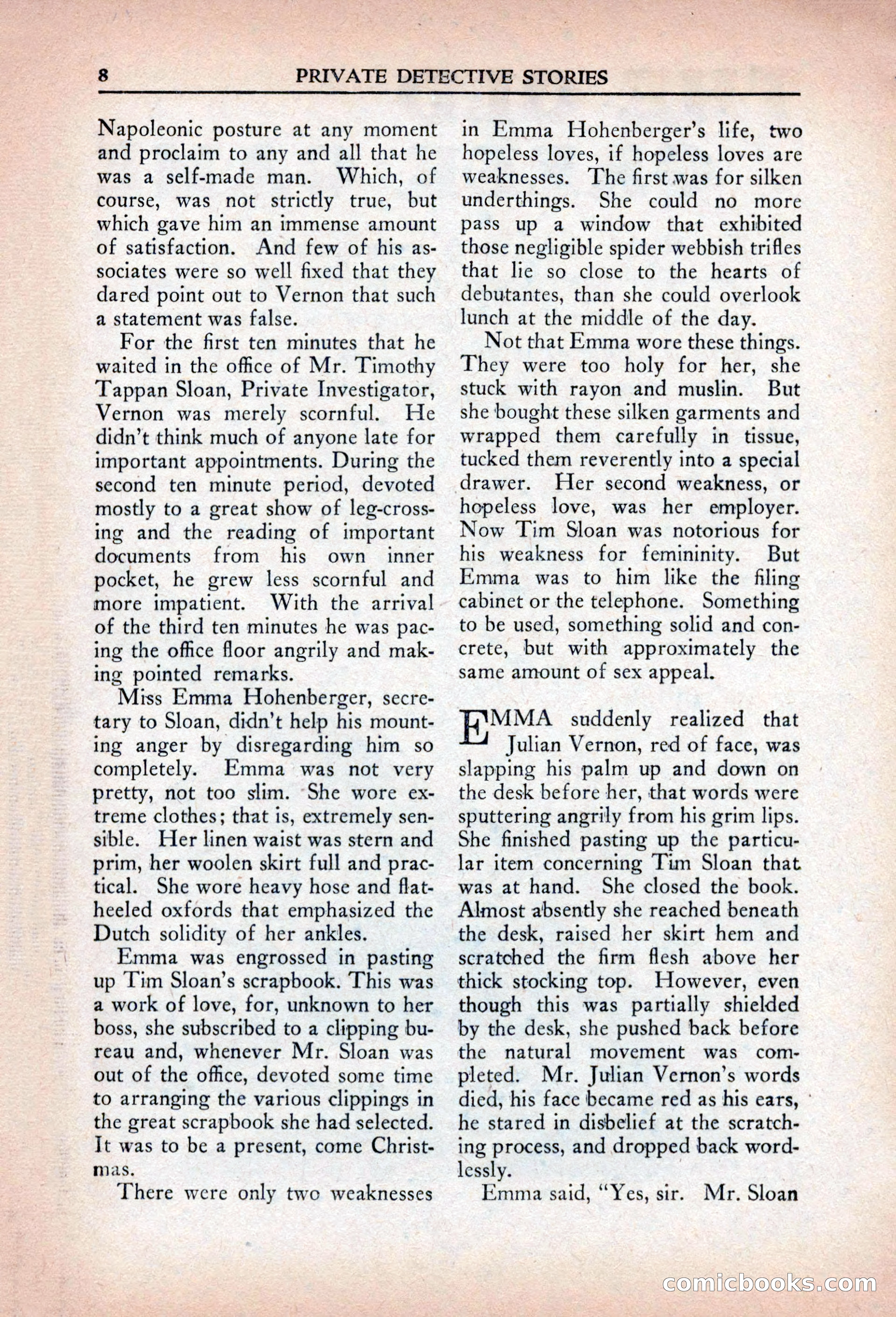Private Detective Stories, April 1941 — page 10 of 132