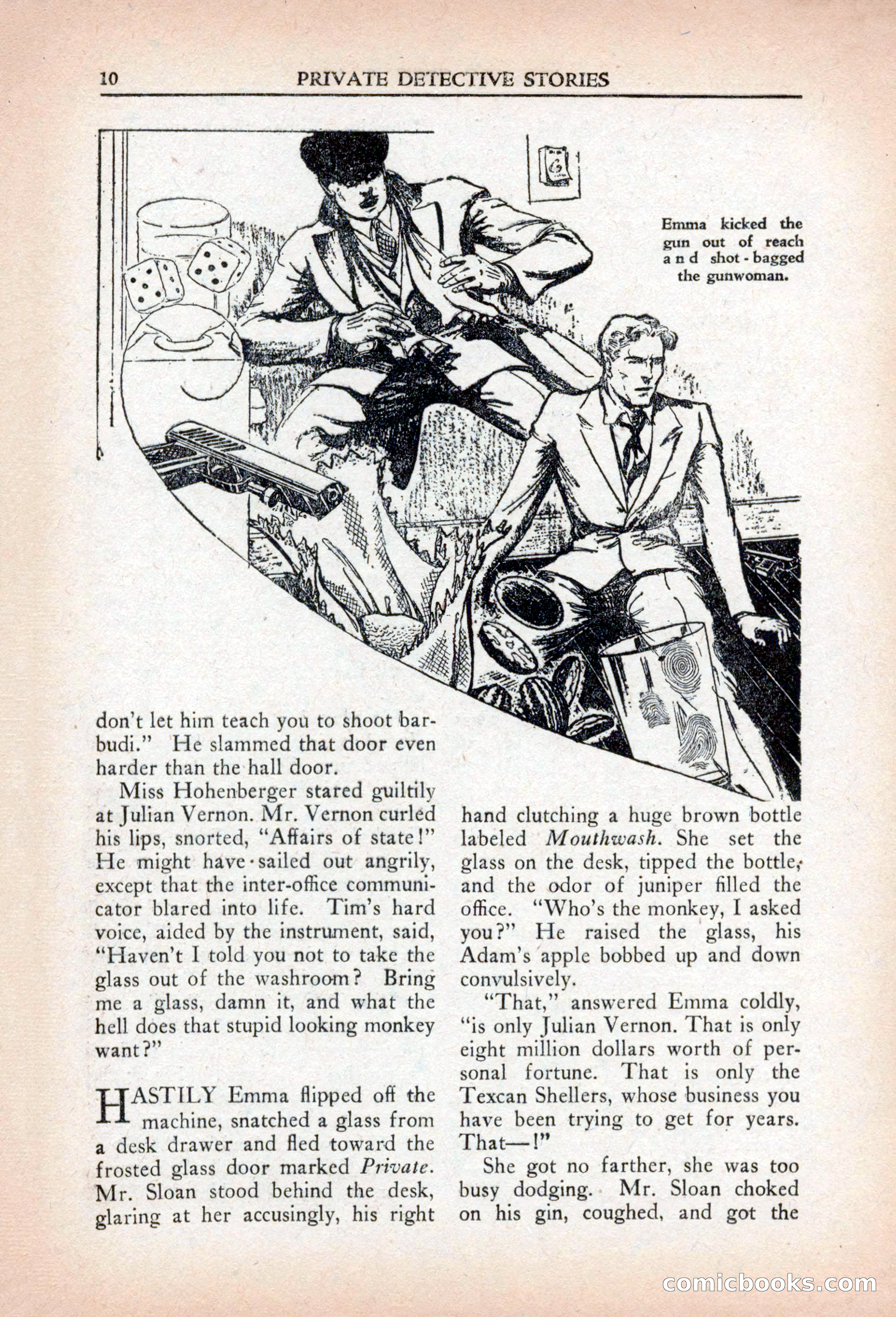 Private Detective Stories, April 1941 — page 12 of 132
