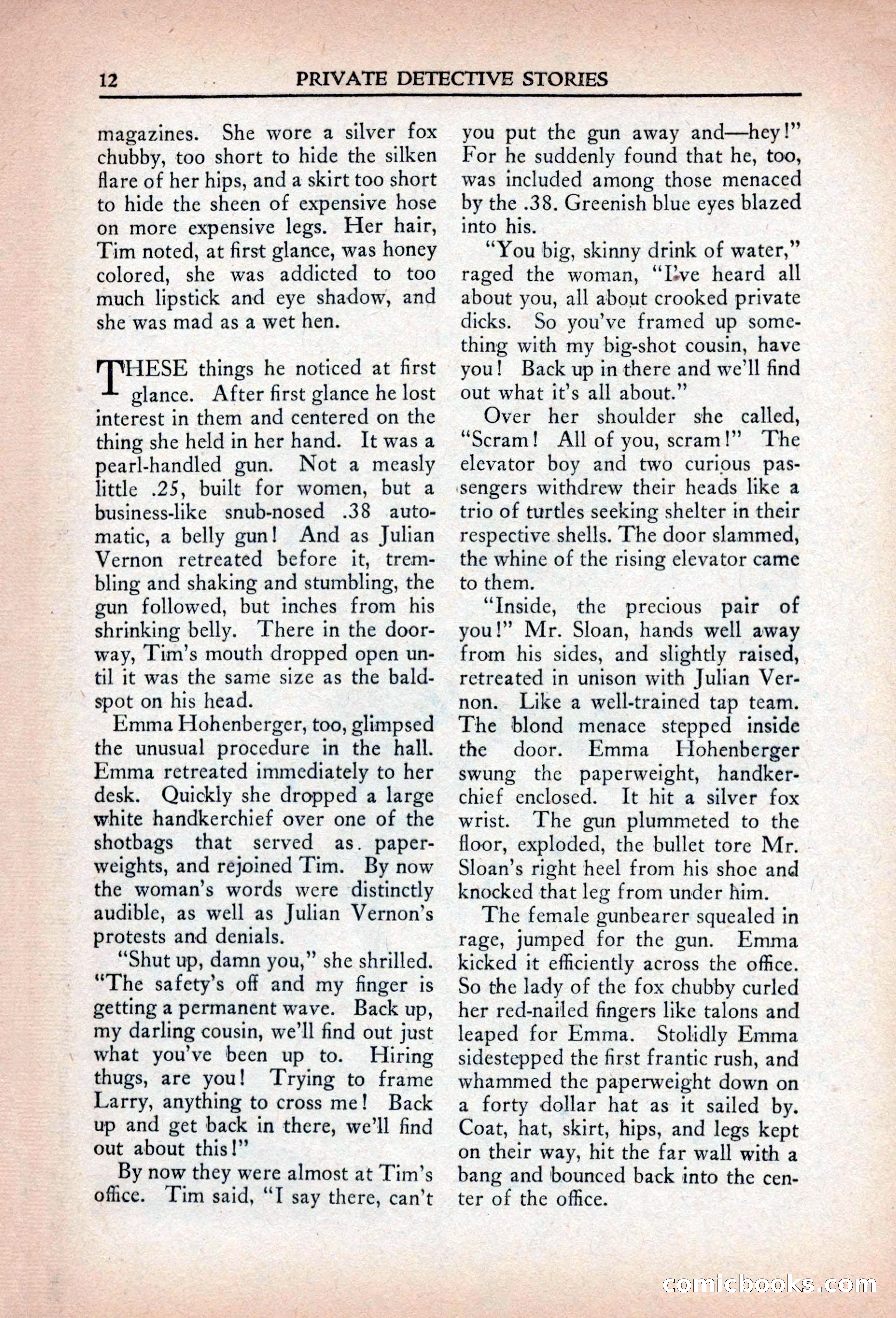 Private Detective Stories, April 1941 — page 14 of 132