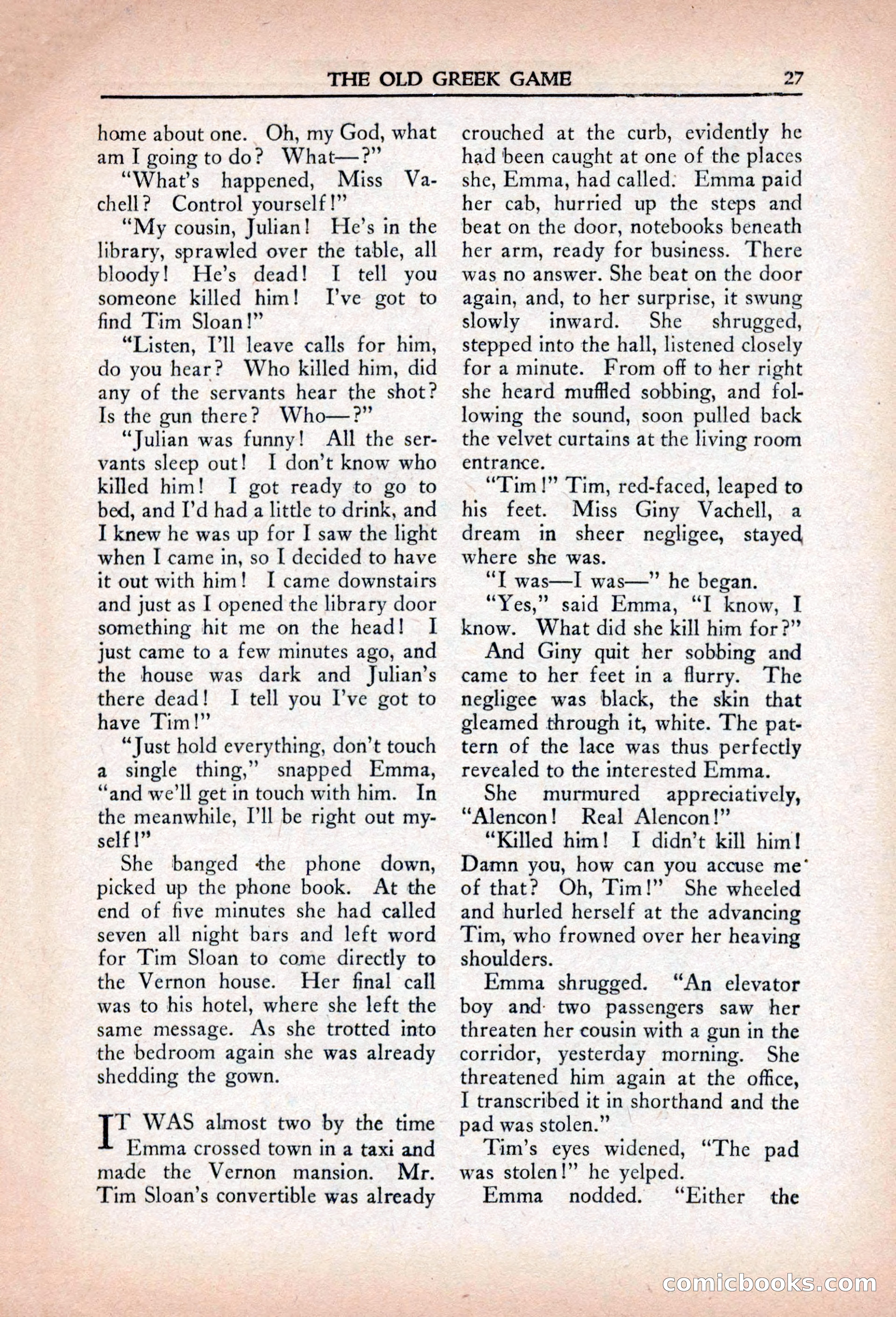 Private Detective Stories, April 1941 — page 29 of 132