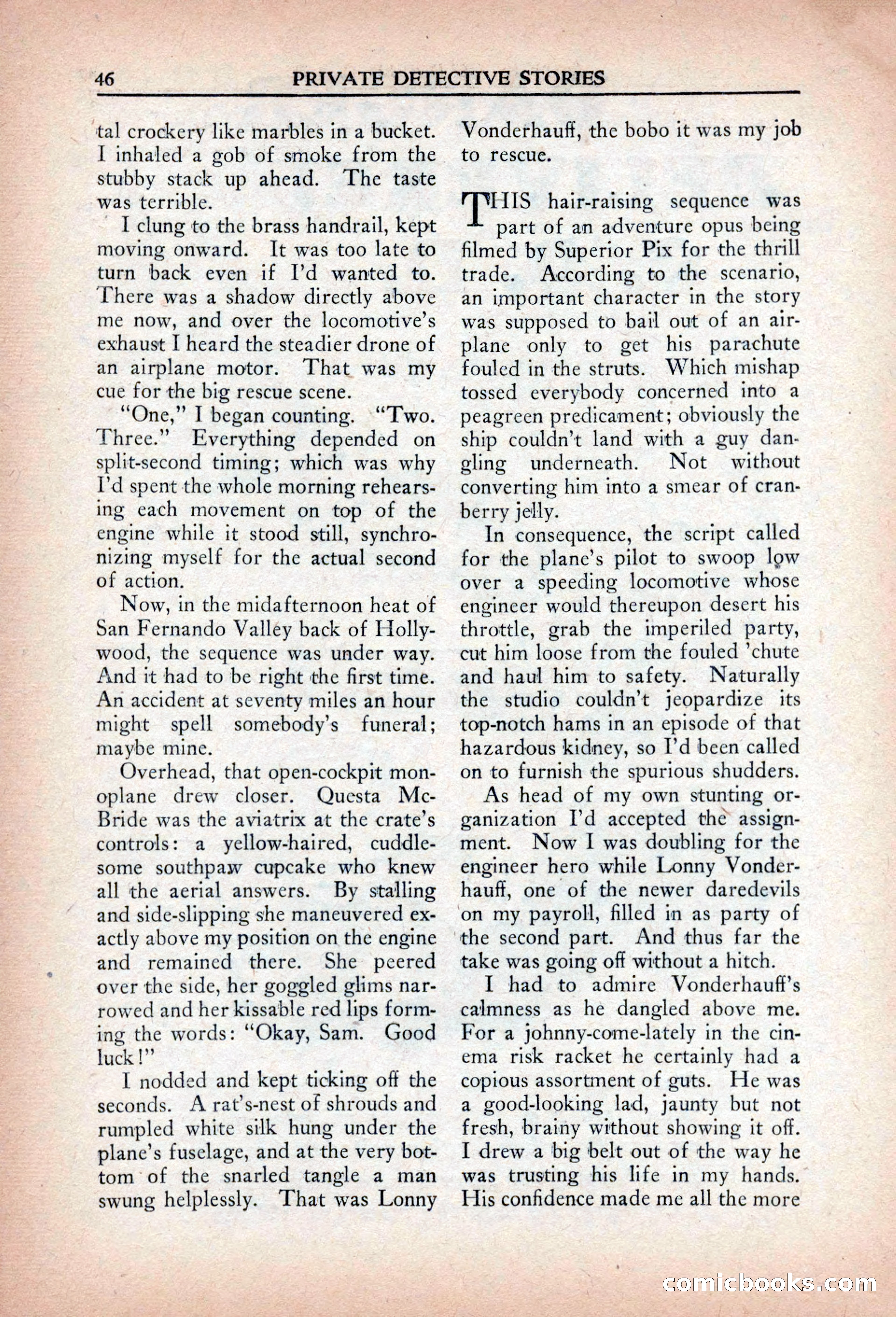 Private Detective Stories, April 1941 — page 48 of 132