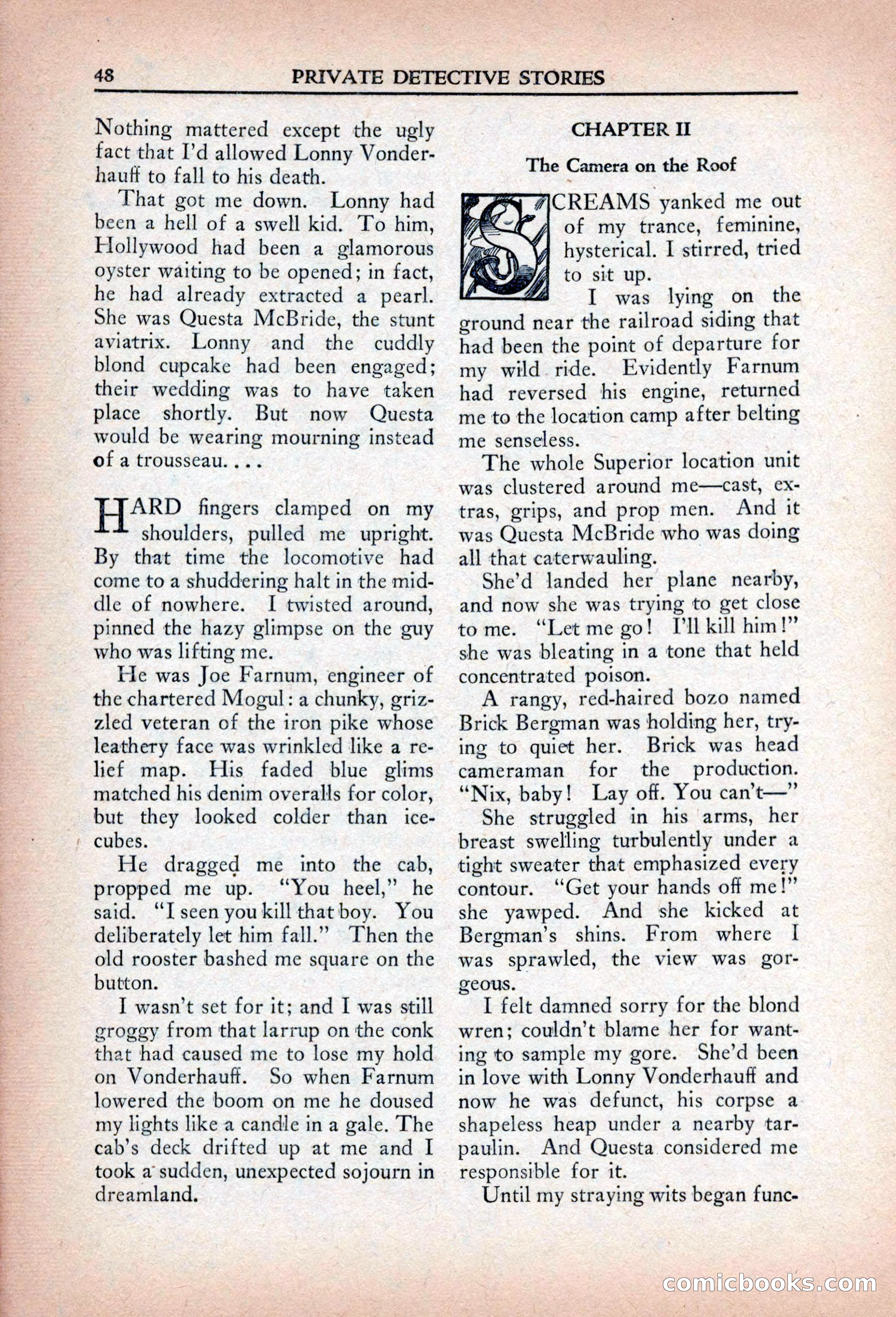 Private Detective Stories, April 1941 — page 50 of 132