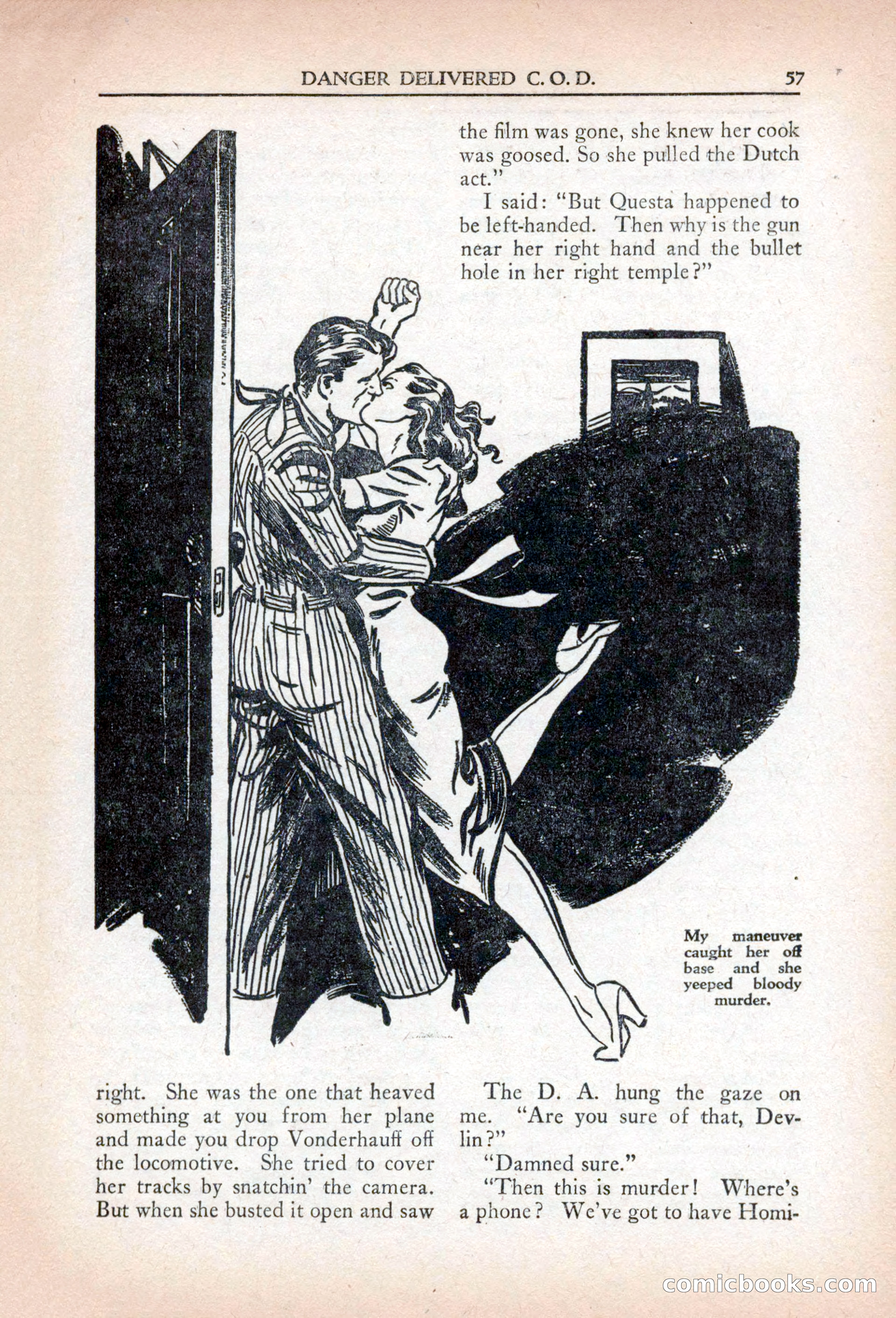 Private Detective Stories, April 1941 — page 59 of 132