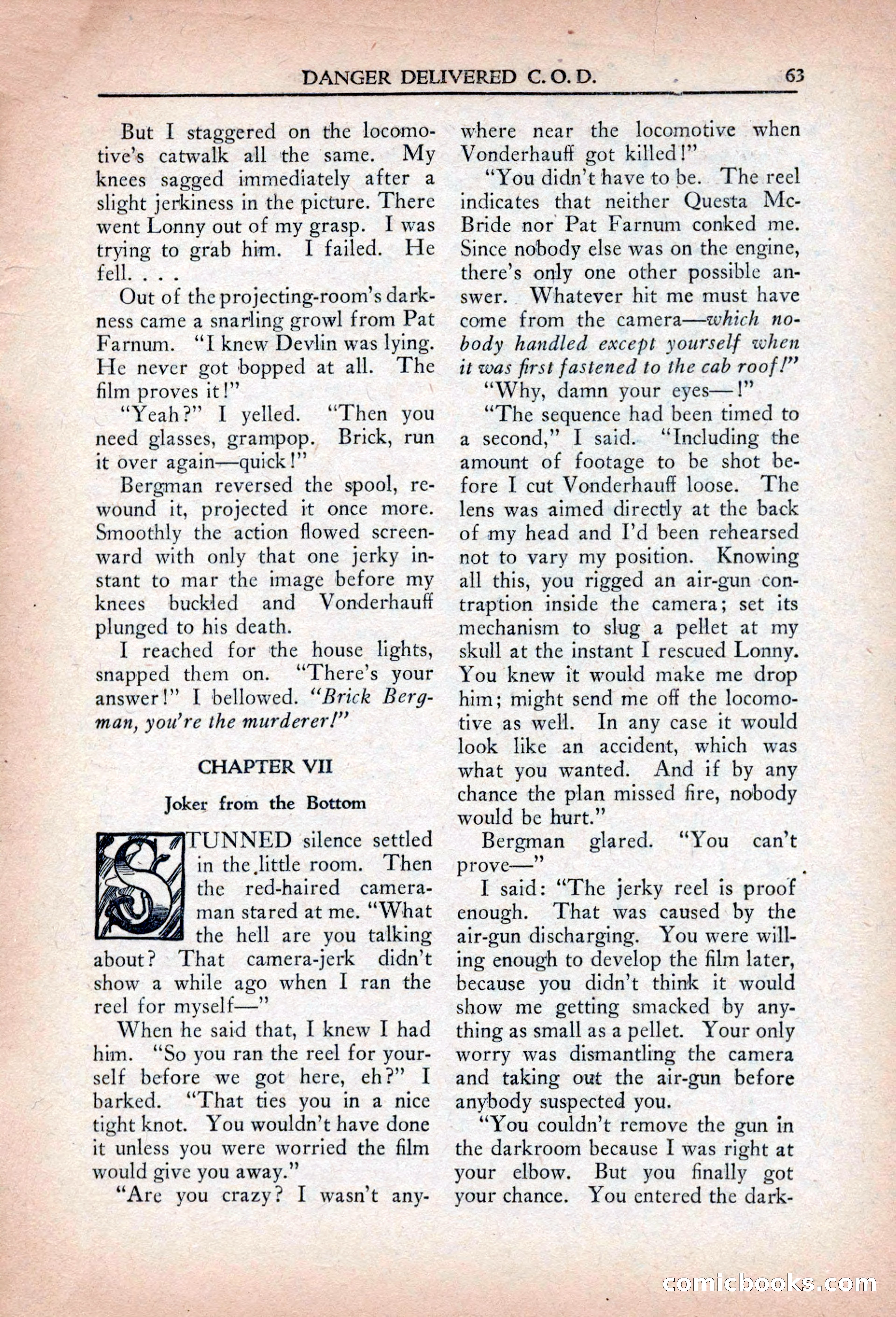 Private Detective Stories, April 1941 — page 65 of 132