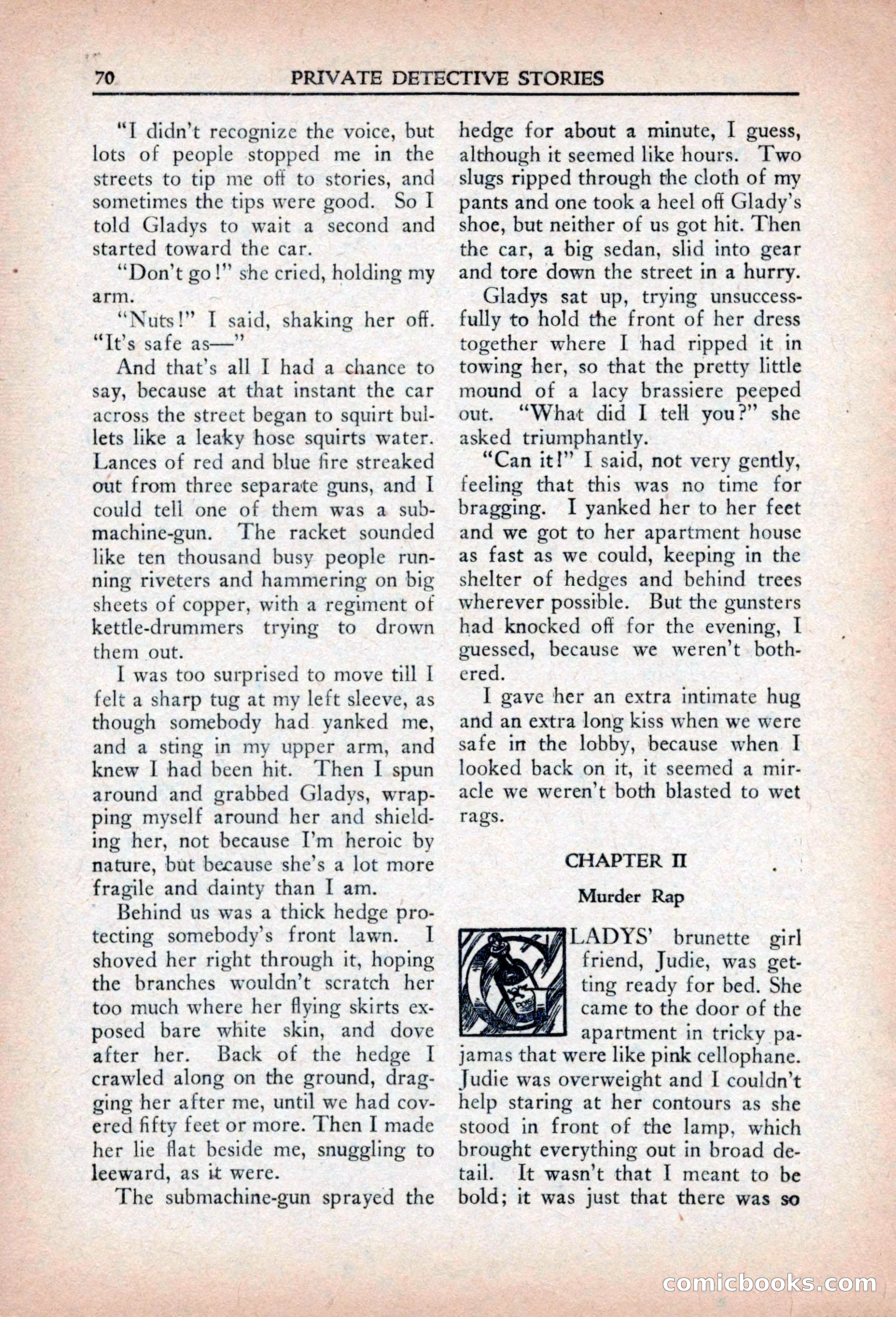 Private Detective Stories, April 1941 — page 72 of 132
