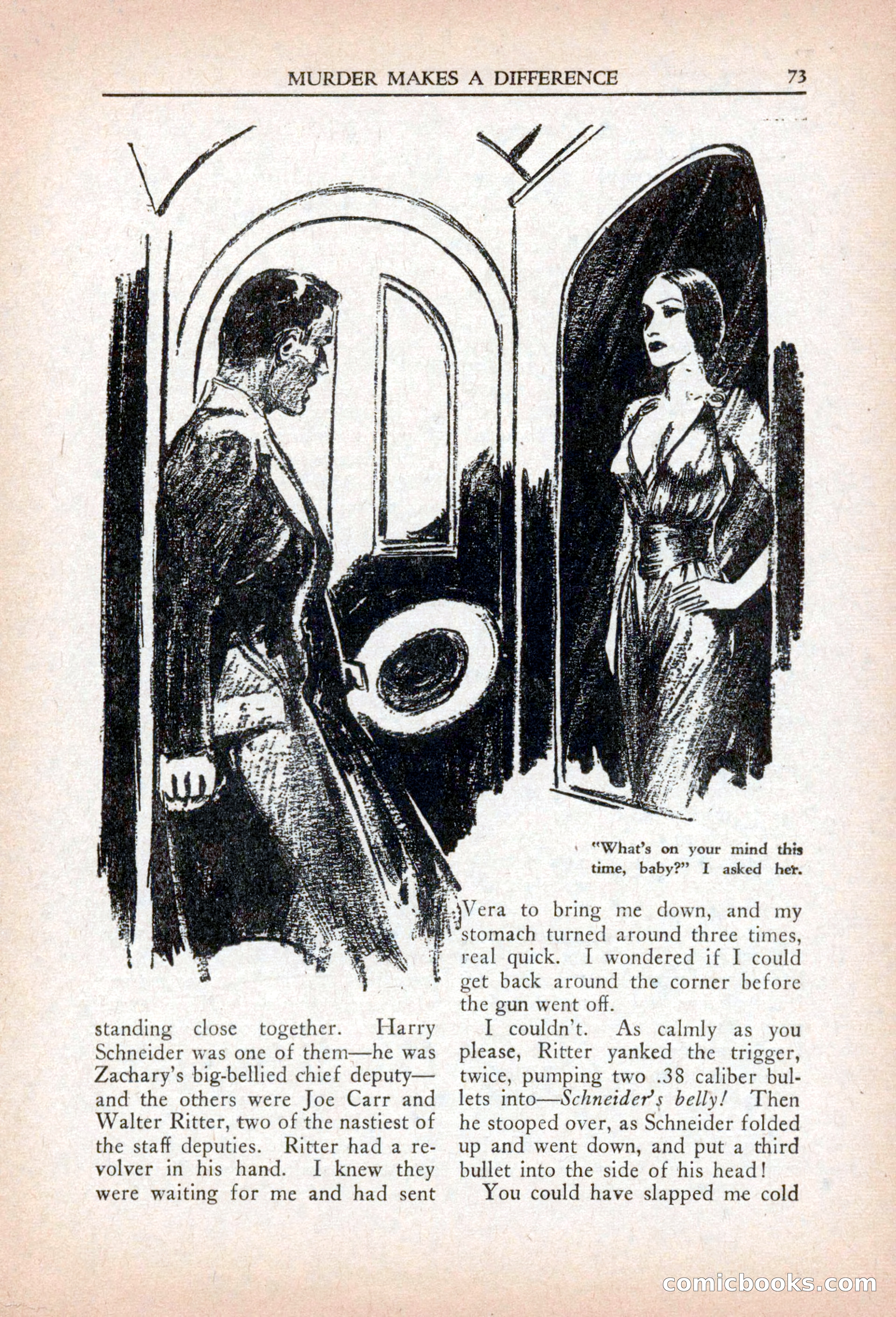 Private Detective Stories, April 1941 — page 75 of 132