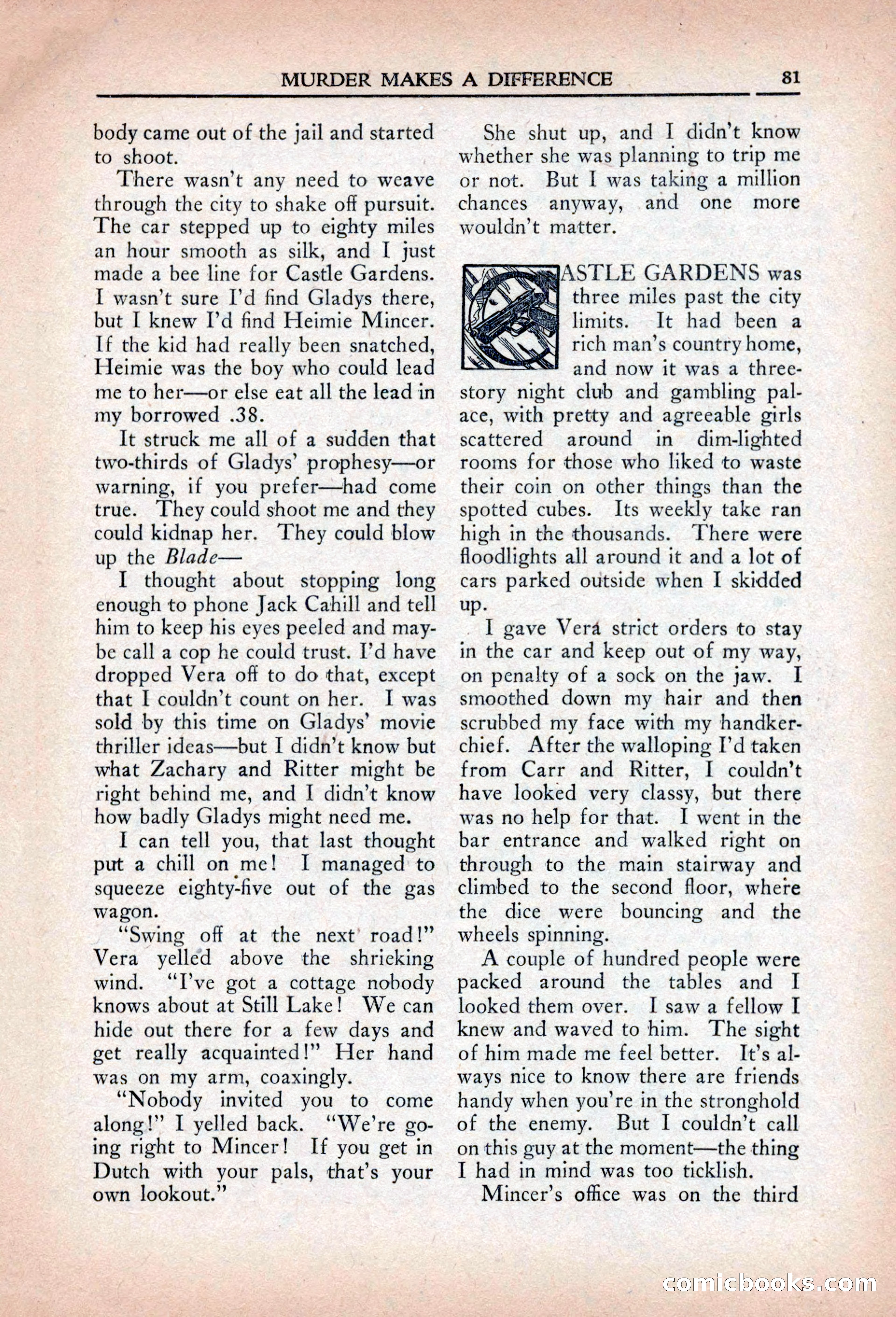 Private Detective Stories, April 1941 — page 83 of 132