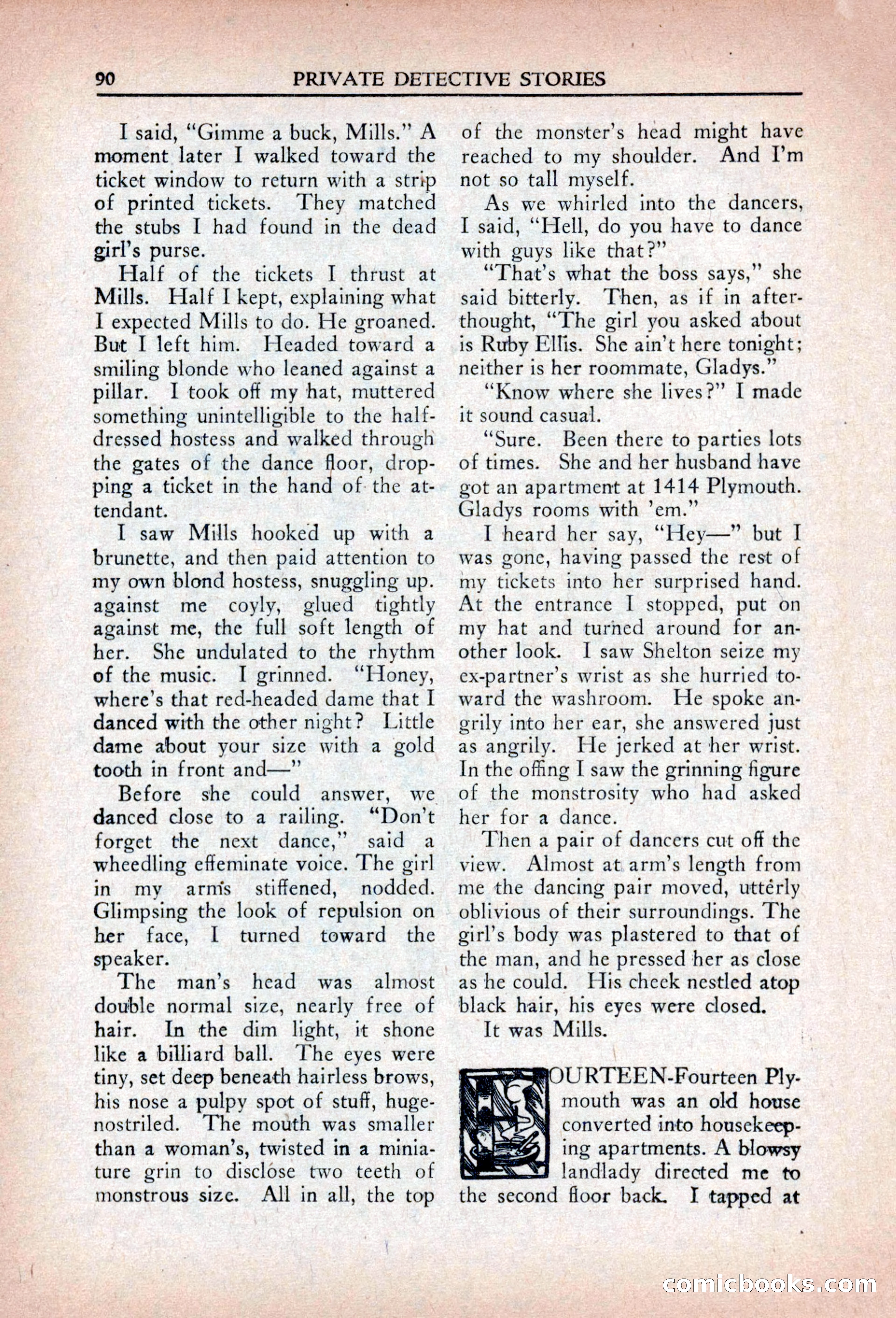 Private Detective Stories, April 1941 — page 92 of 132