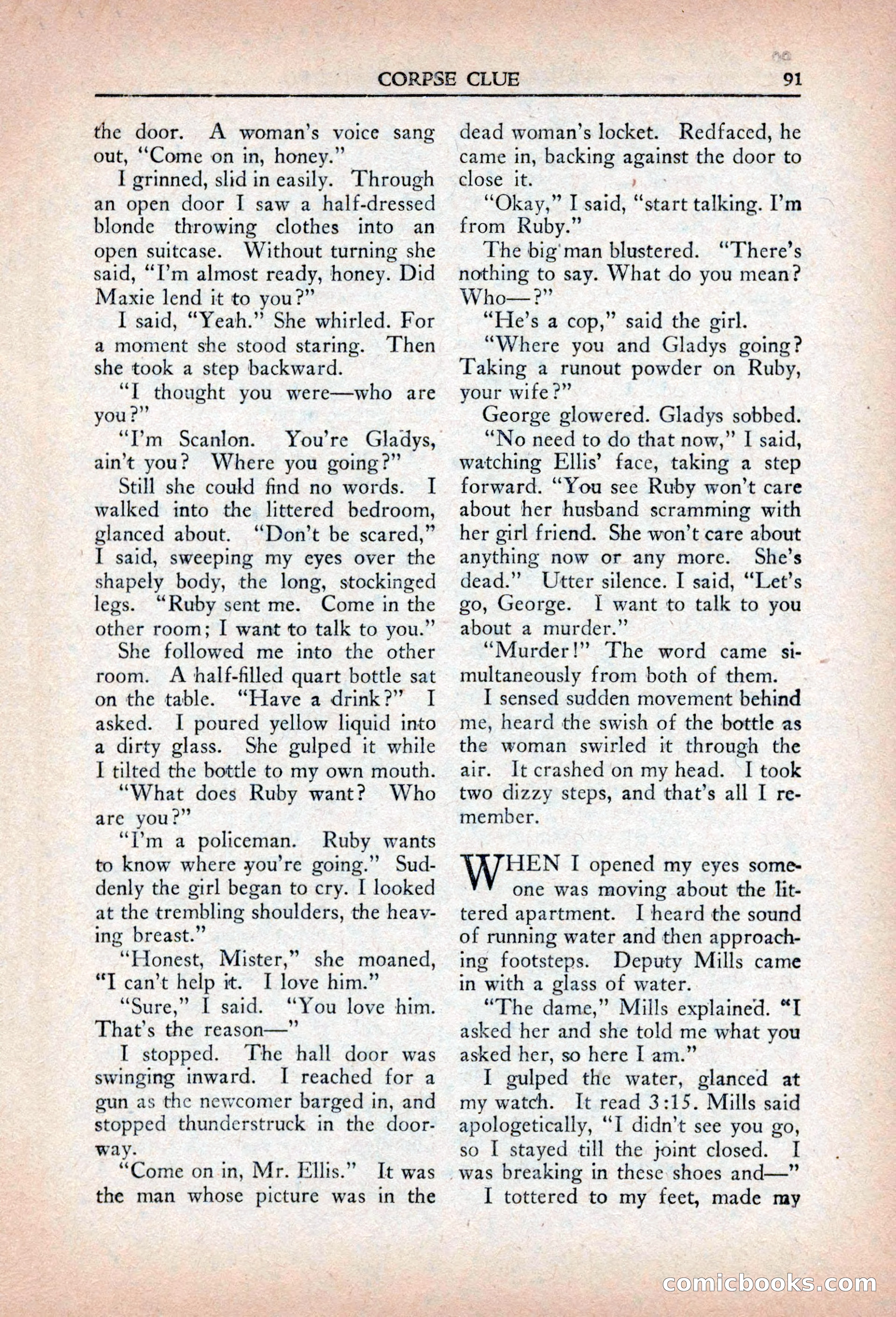 Private Detective Stories, April 1941 — page 93 of 132