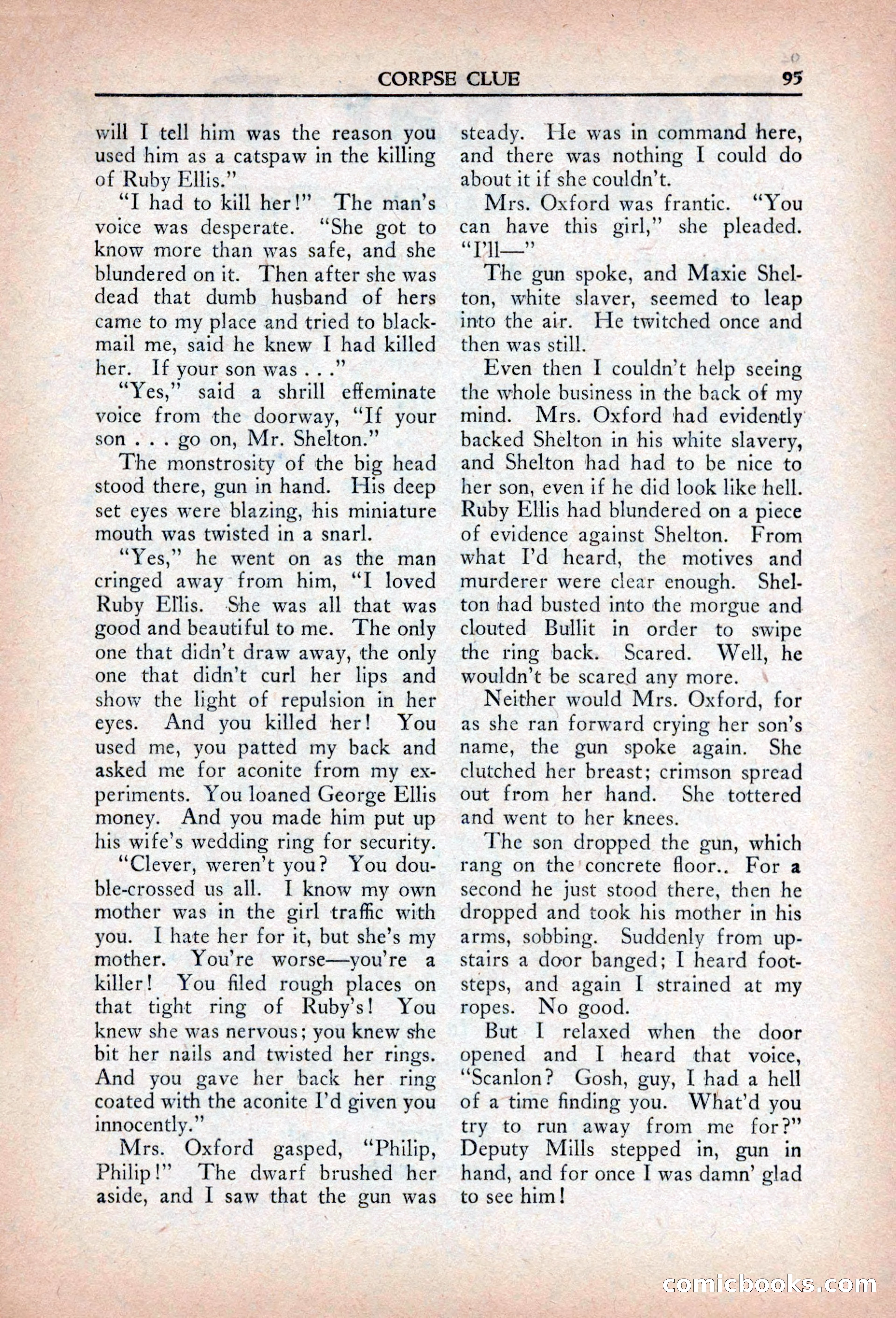 Private Detective Stories, April 1941 — page 97 of 132