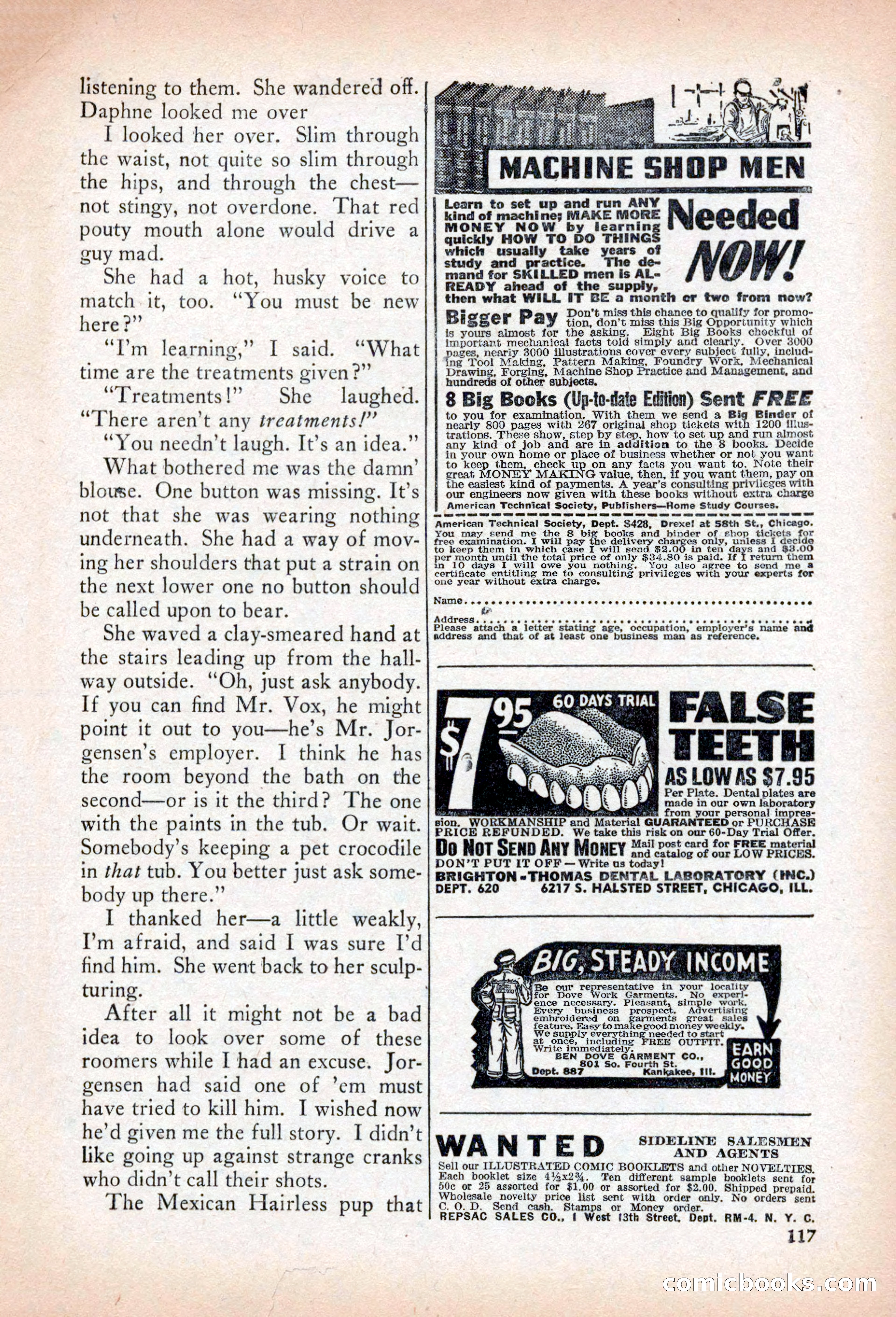 Private Detective Stories, April 1941 — page 119 of 132