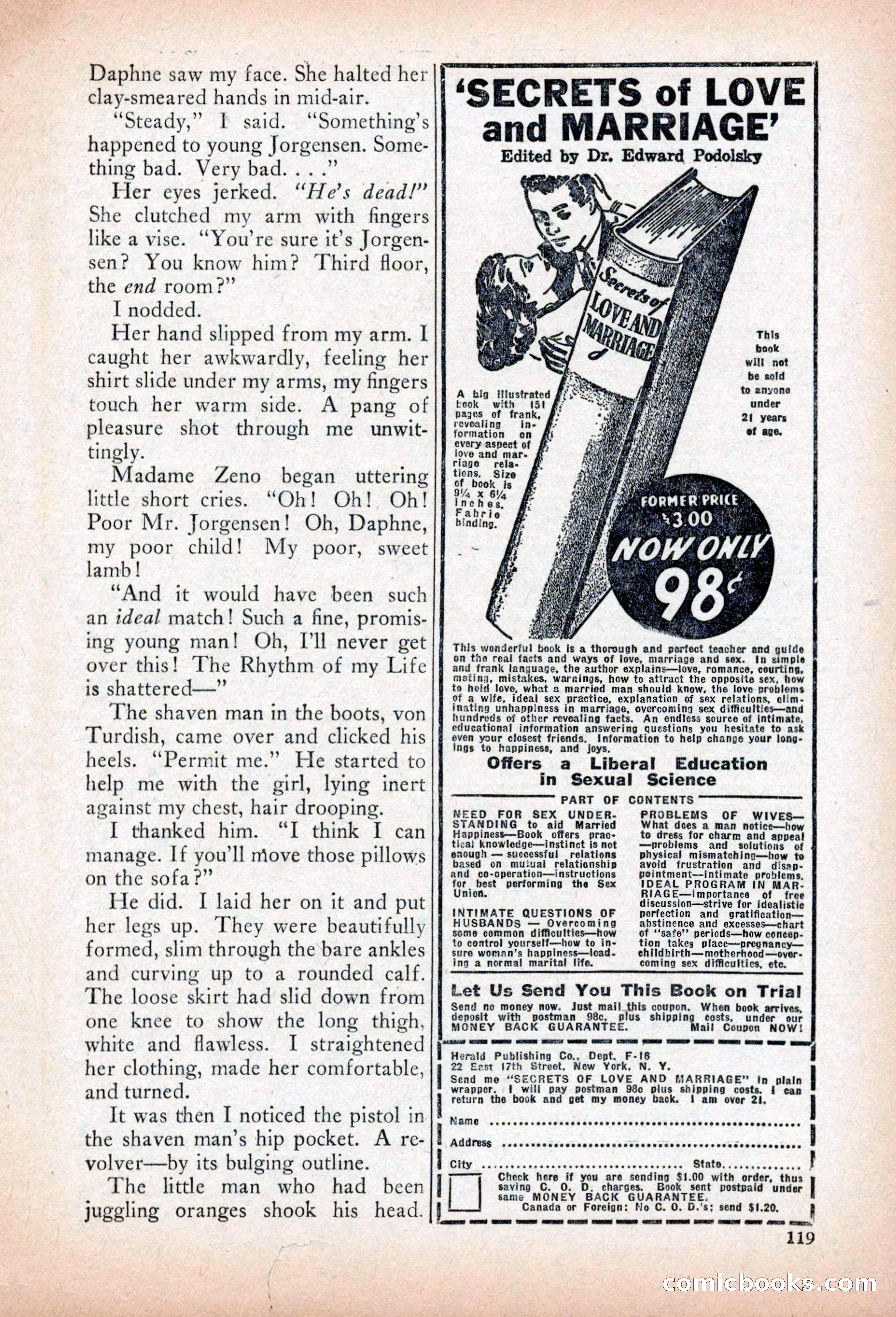 Private Detective Stories, April 1941 — page 121 of 132