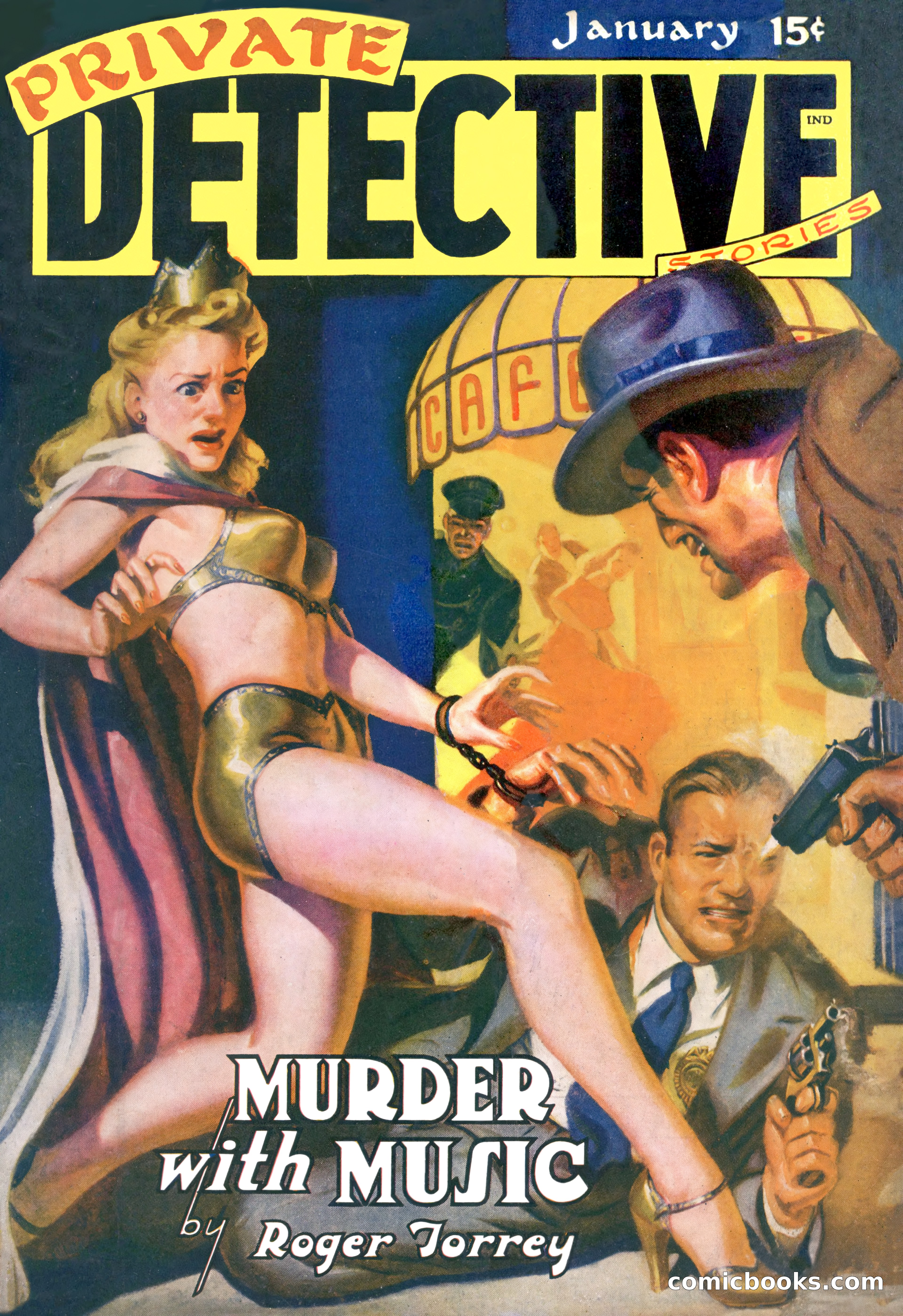 Private Detective Stories, January 1942 — page 1 of 132