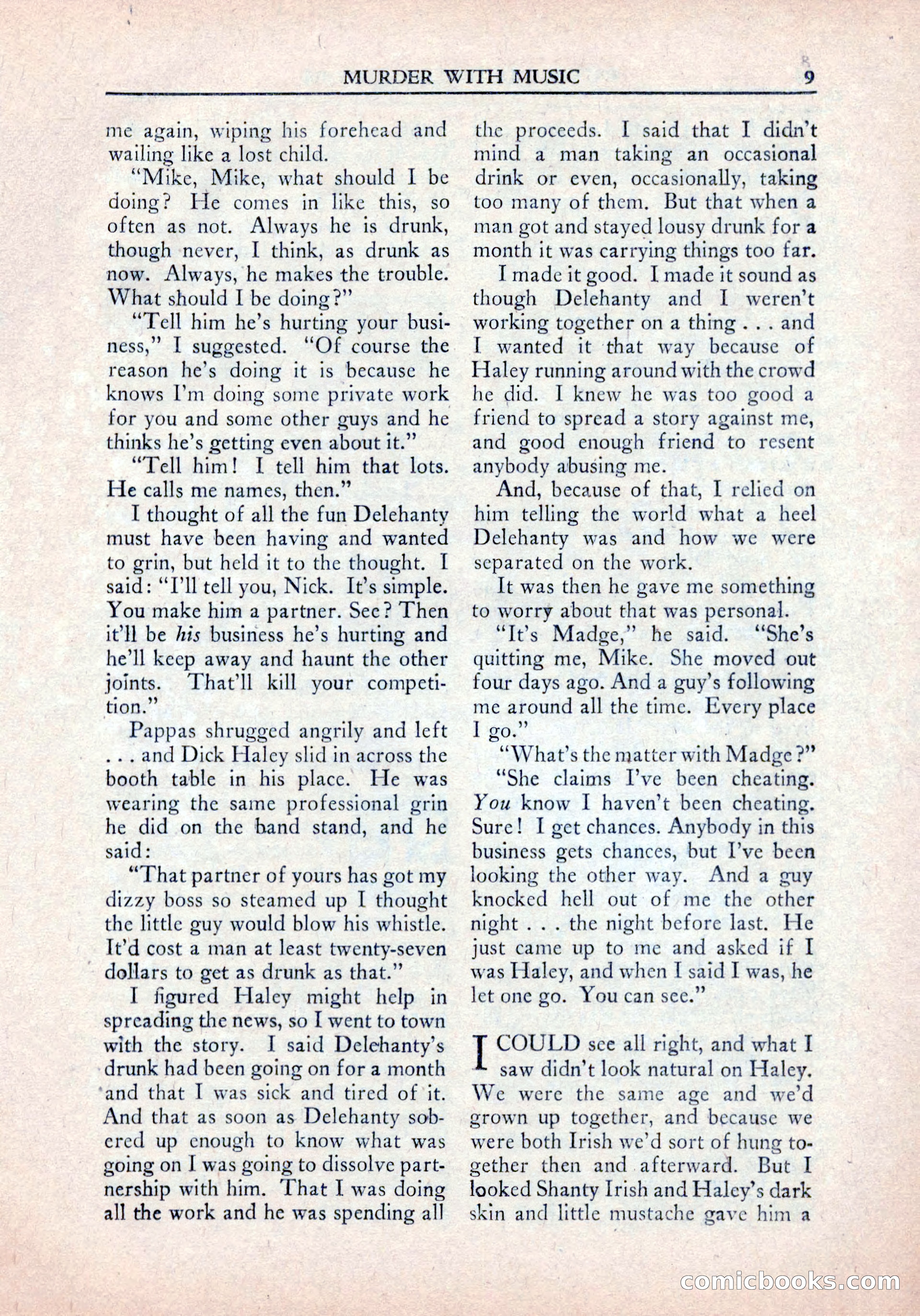 Private Detective Stories, January 1942 — page 11 of 132